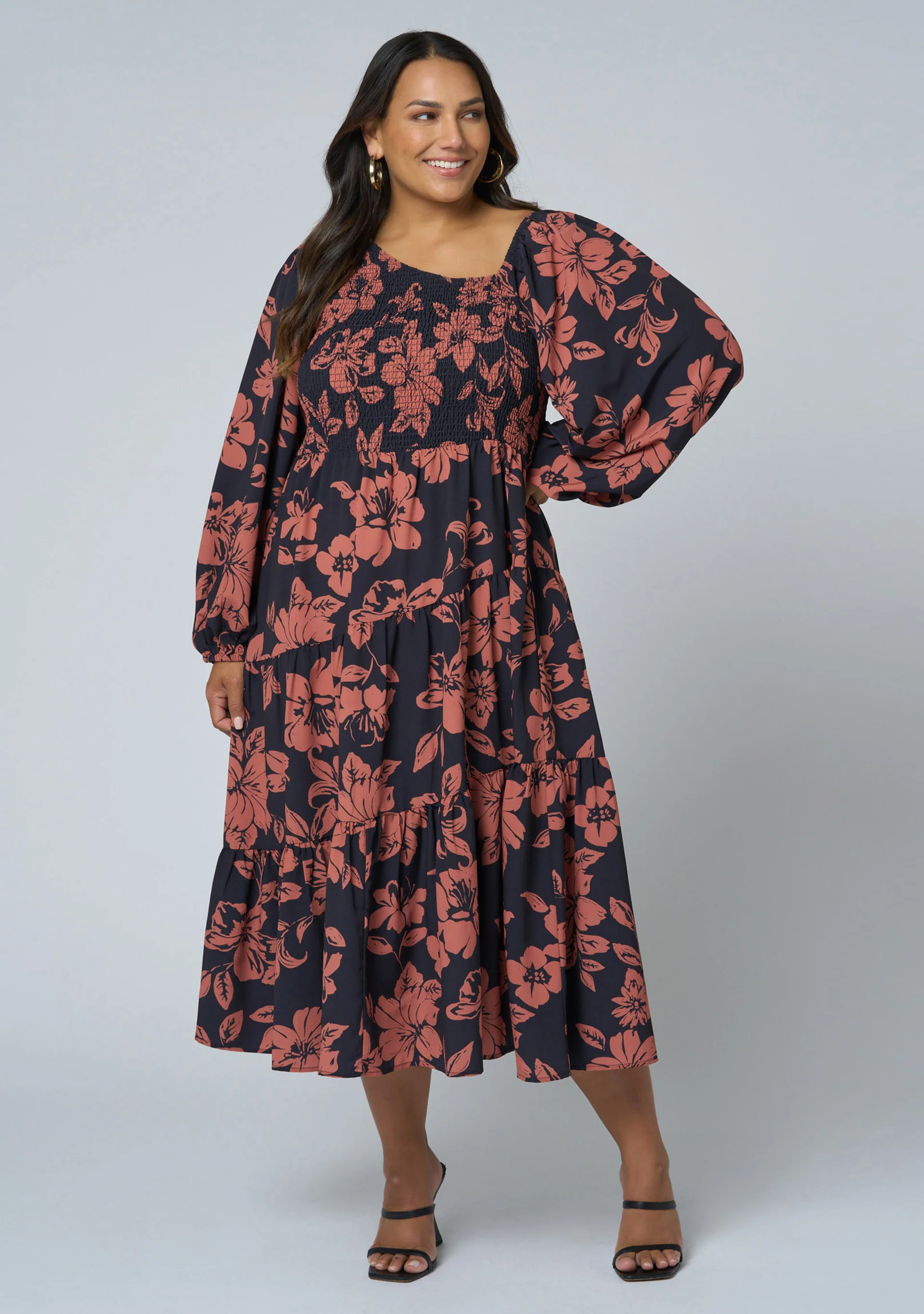 Lauren Asymmetric Midi Dress - Image 3