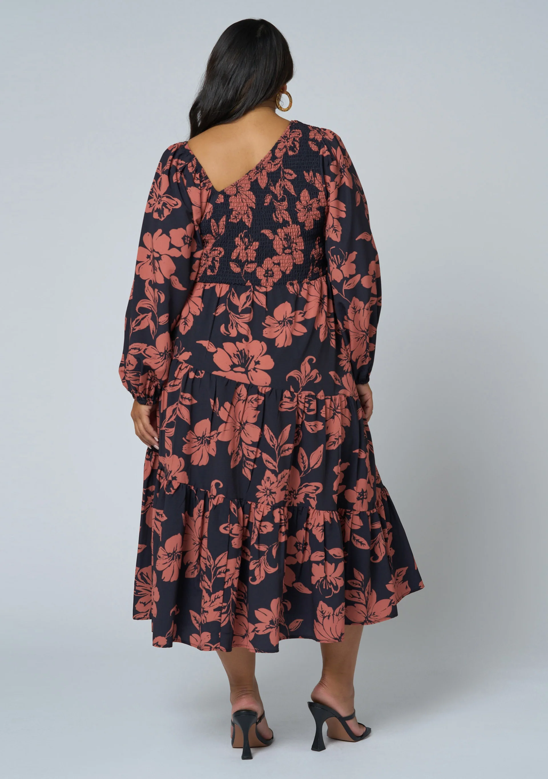 Lauren Asymmetric Midi Dress - Image 5