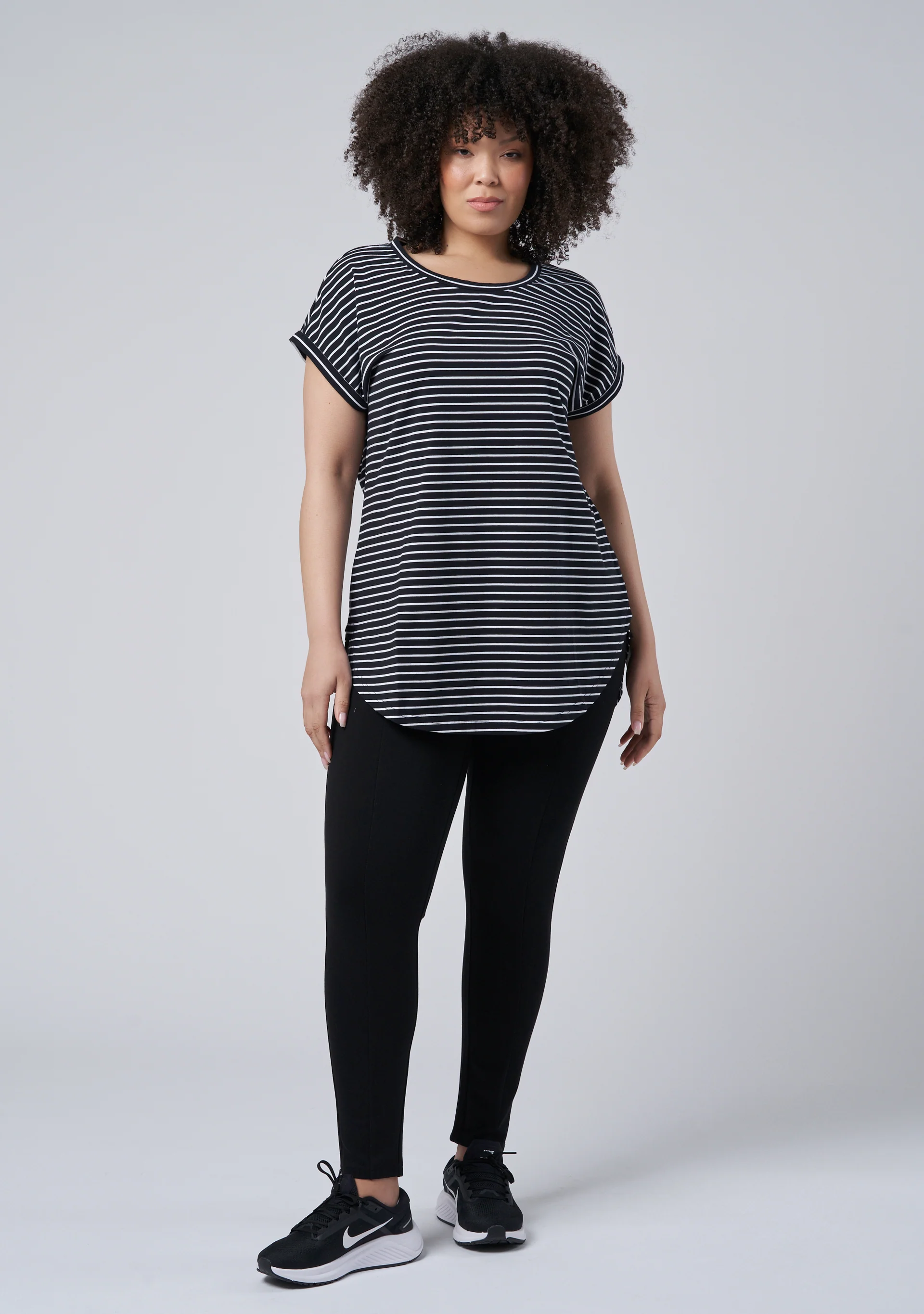 Lauren Longline Stripe Tee - Image 3