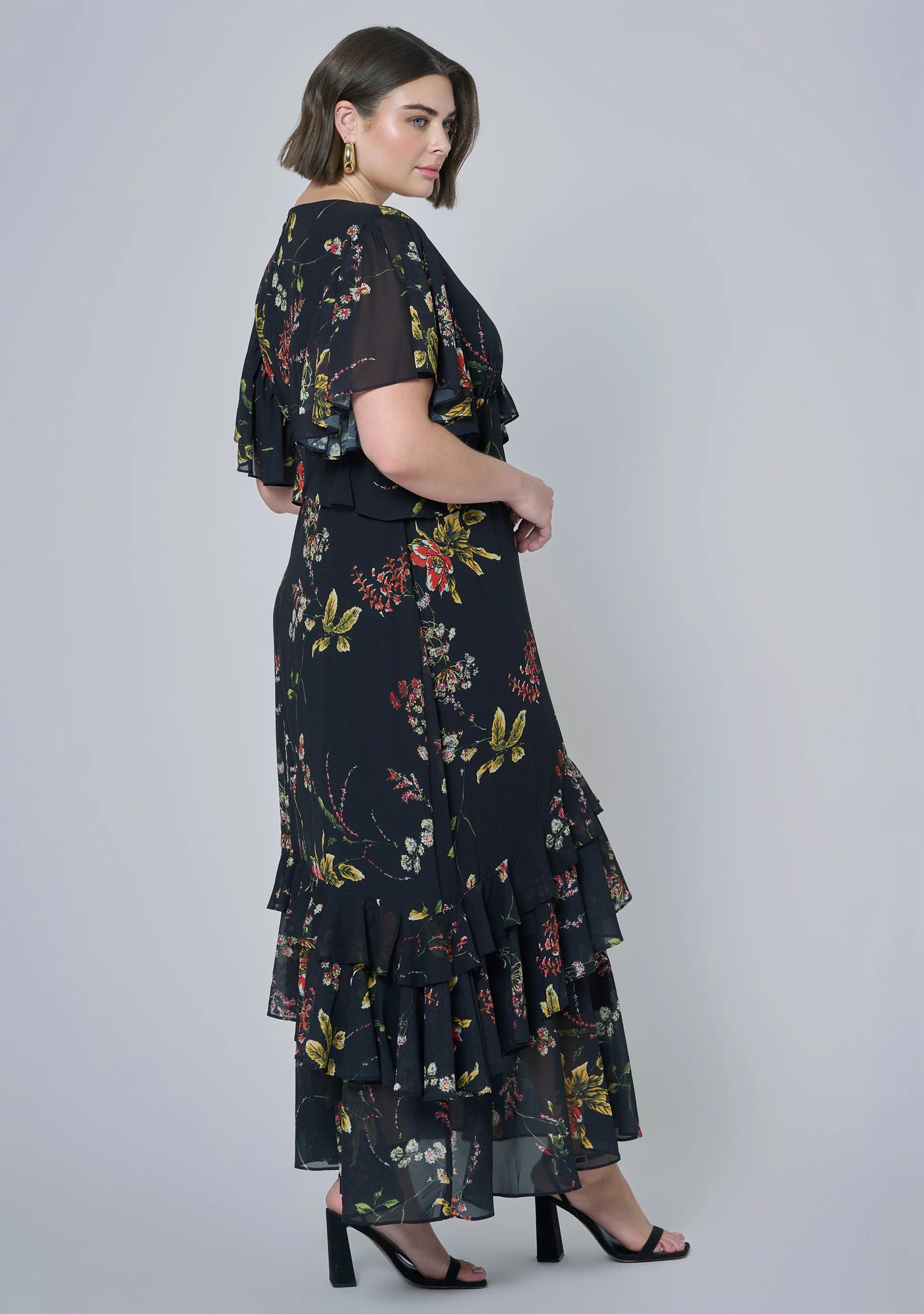 Lavinia Frill Maxi Dress - Image 4