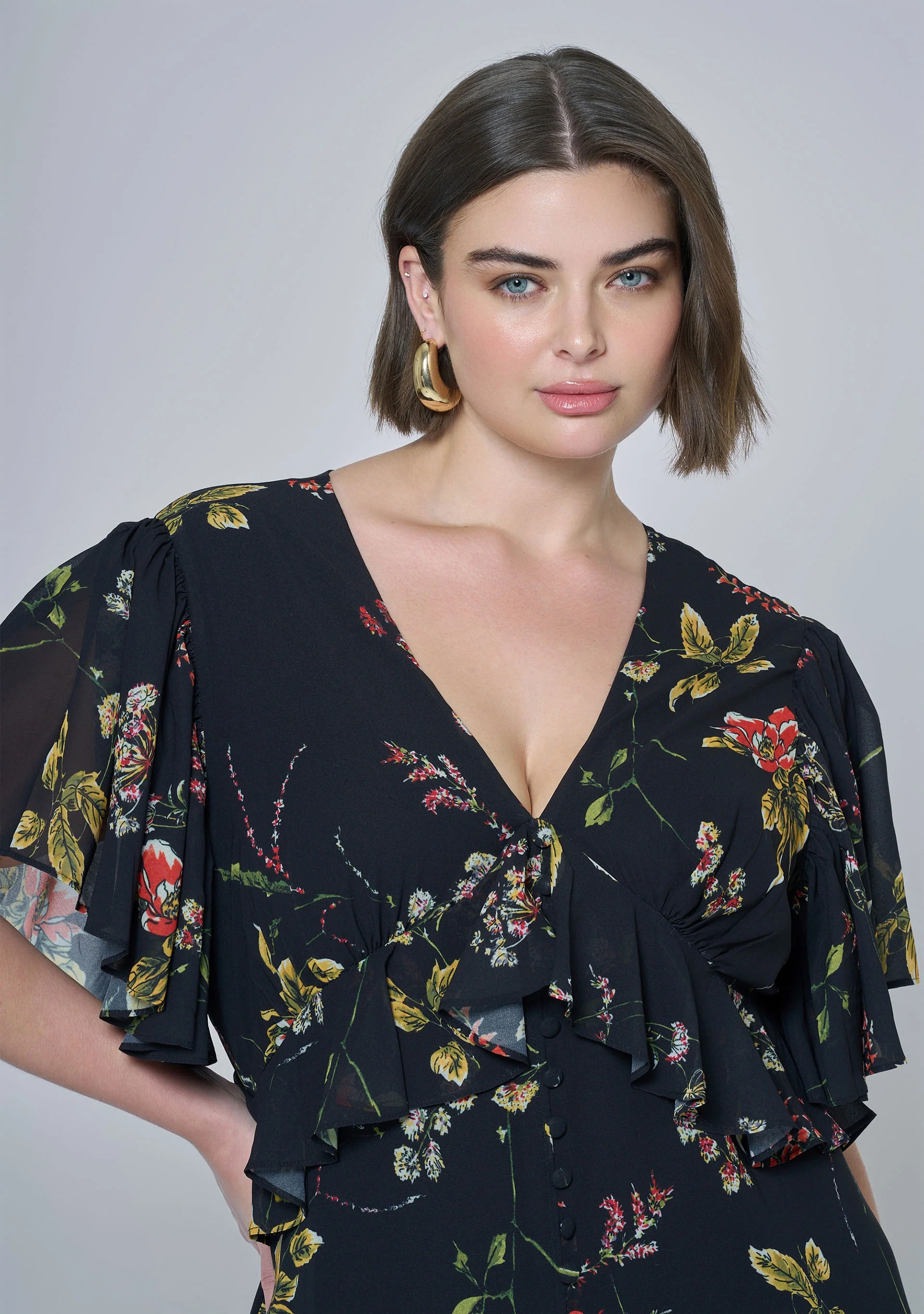 Lavinia Frill Maxi Dress - Image 6