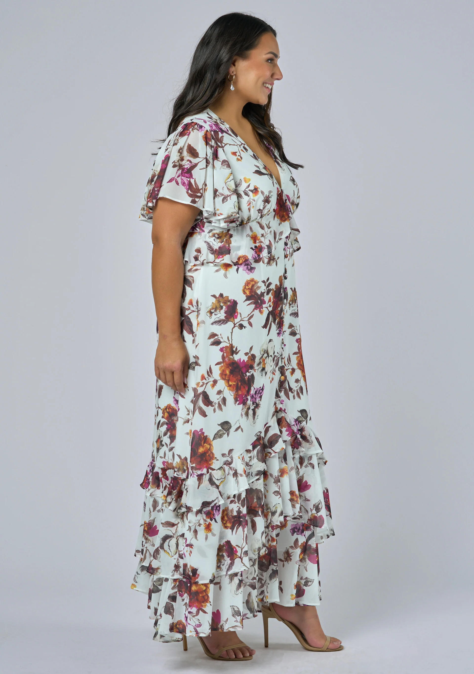 Lavinia Frill Maxi Dress - Image 5