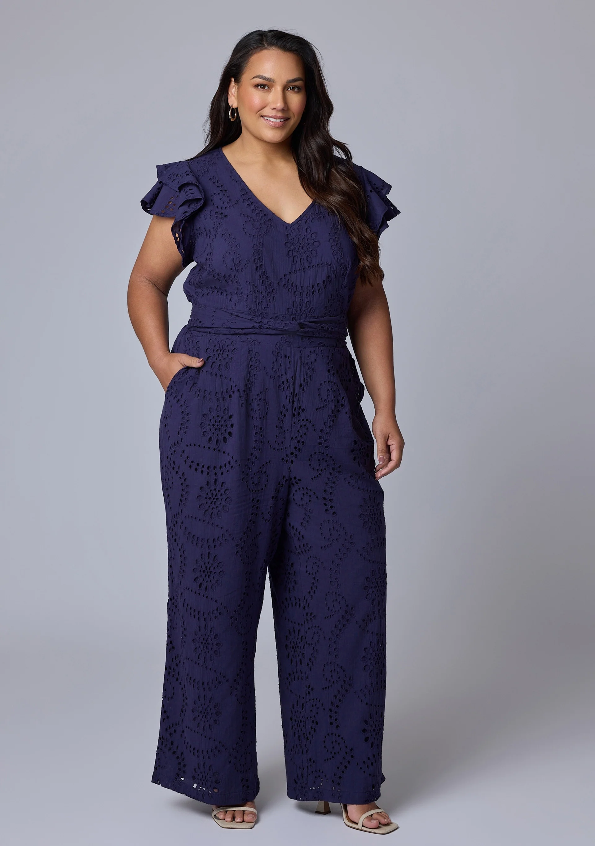 Layla Broderie Jumpsuit - Image 2