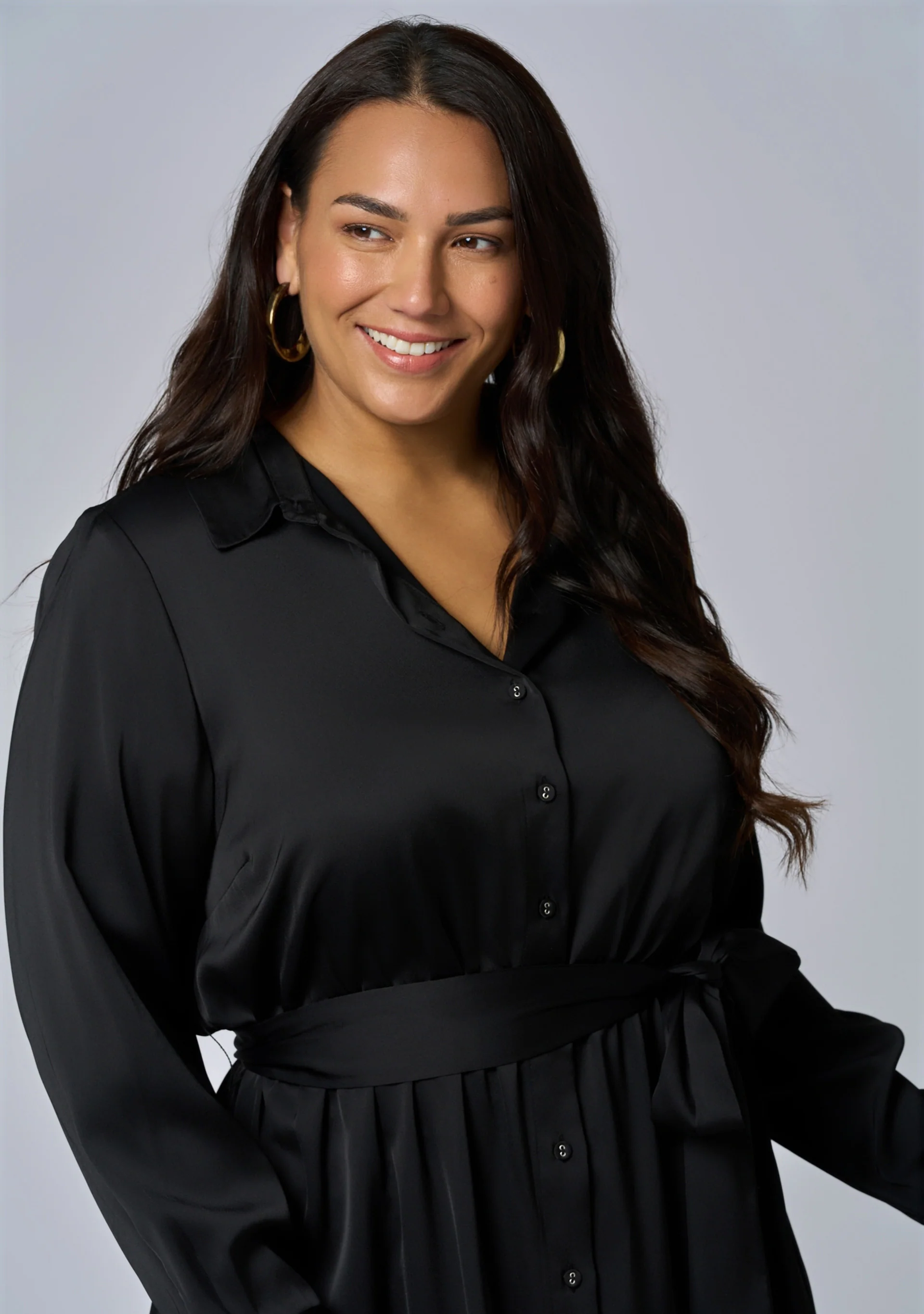 Lesley Satin Maxi Dress - Image 6