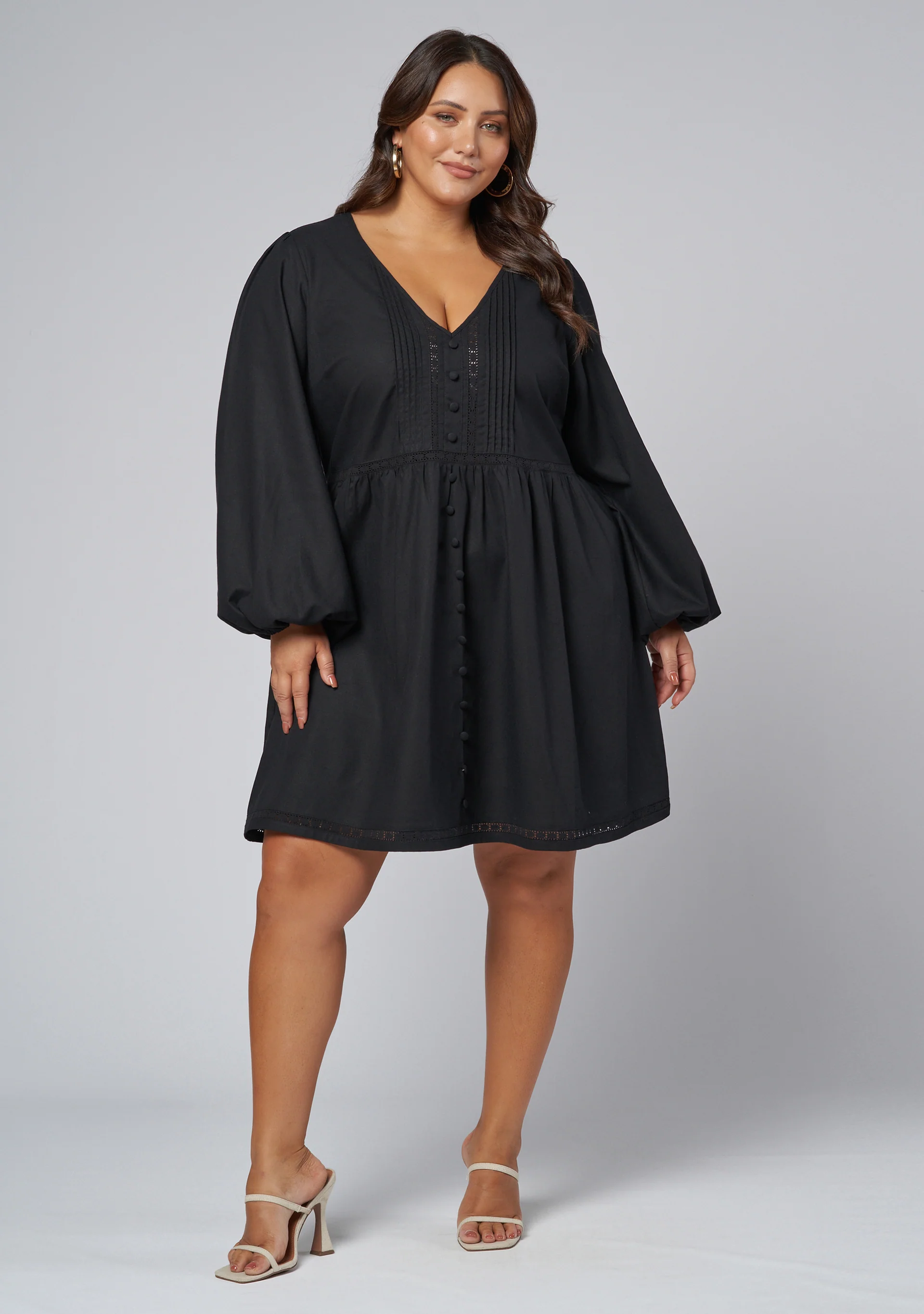Lia Linen Mini Dress - Image 2