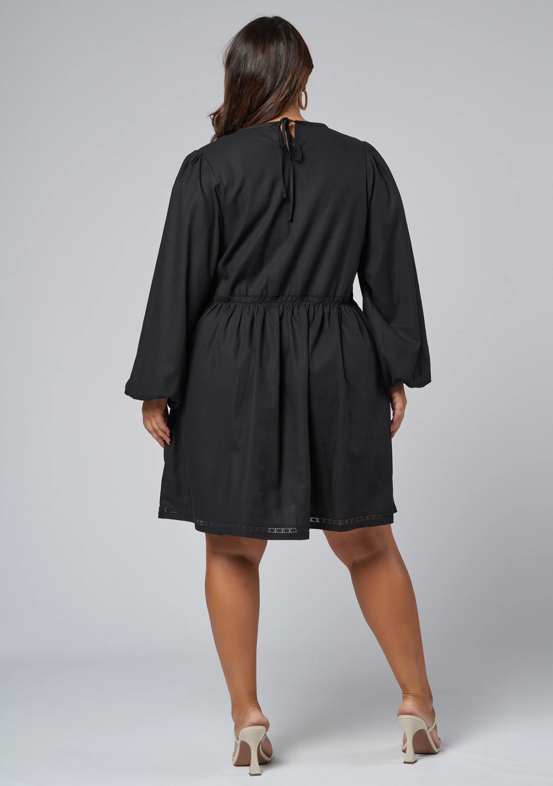 Lia Linen Mini Dress - Image 5