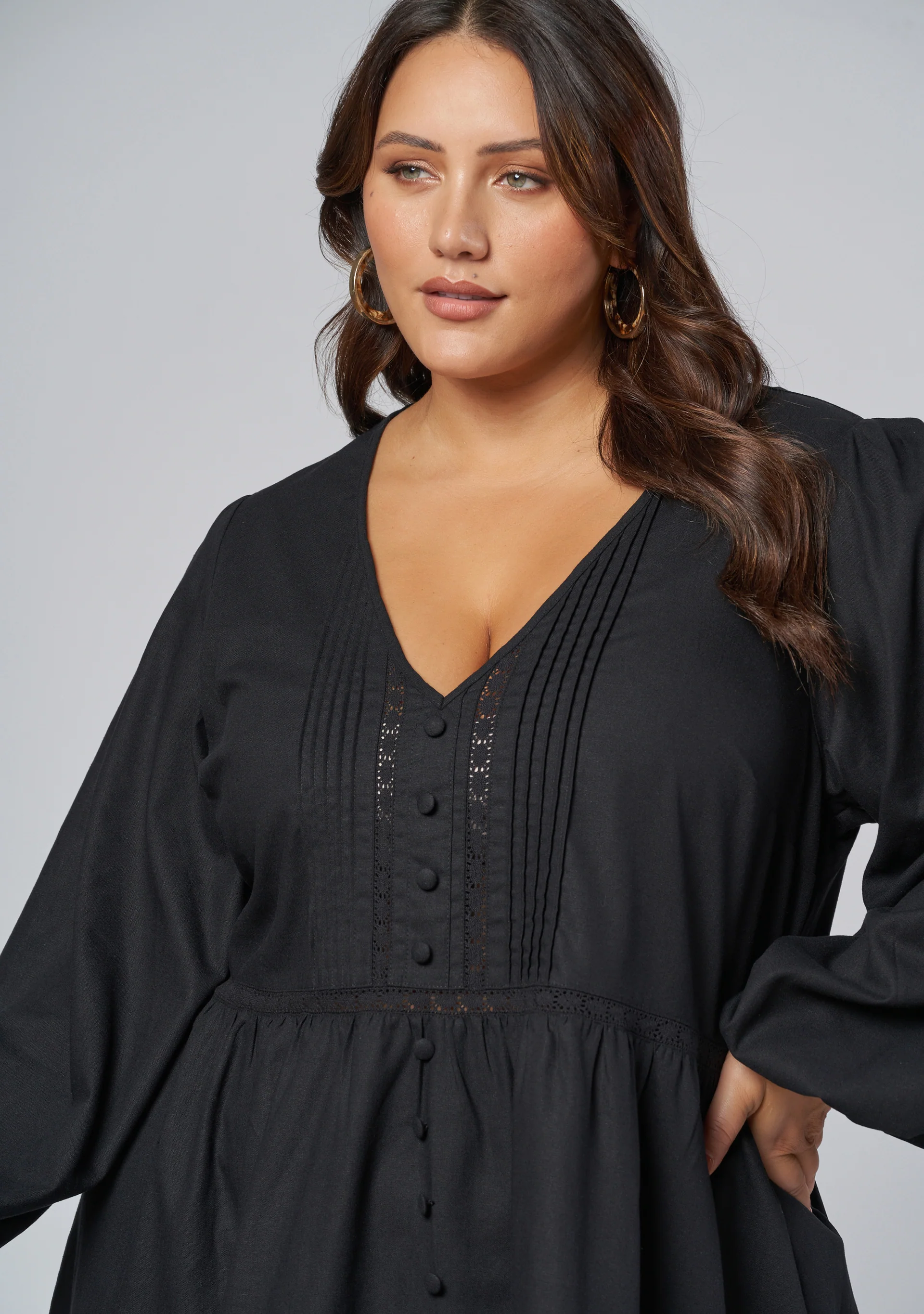 Lia Linen Mini Dress - Image 6