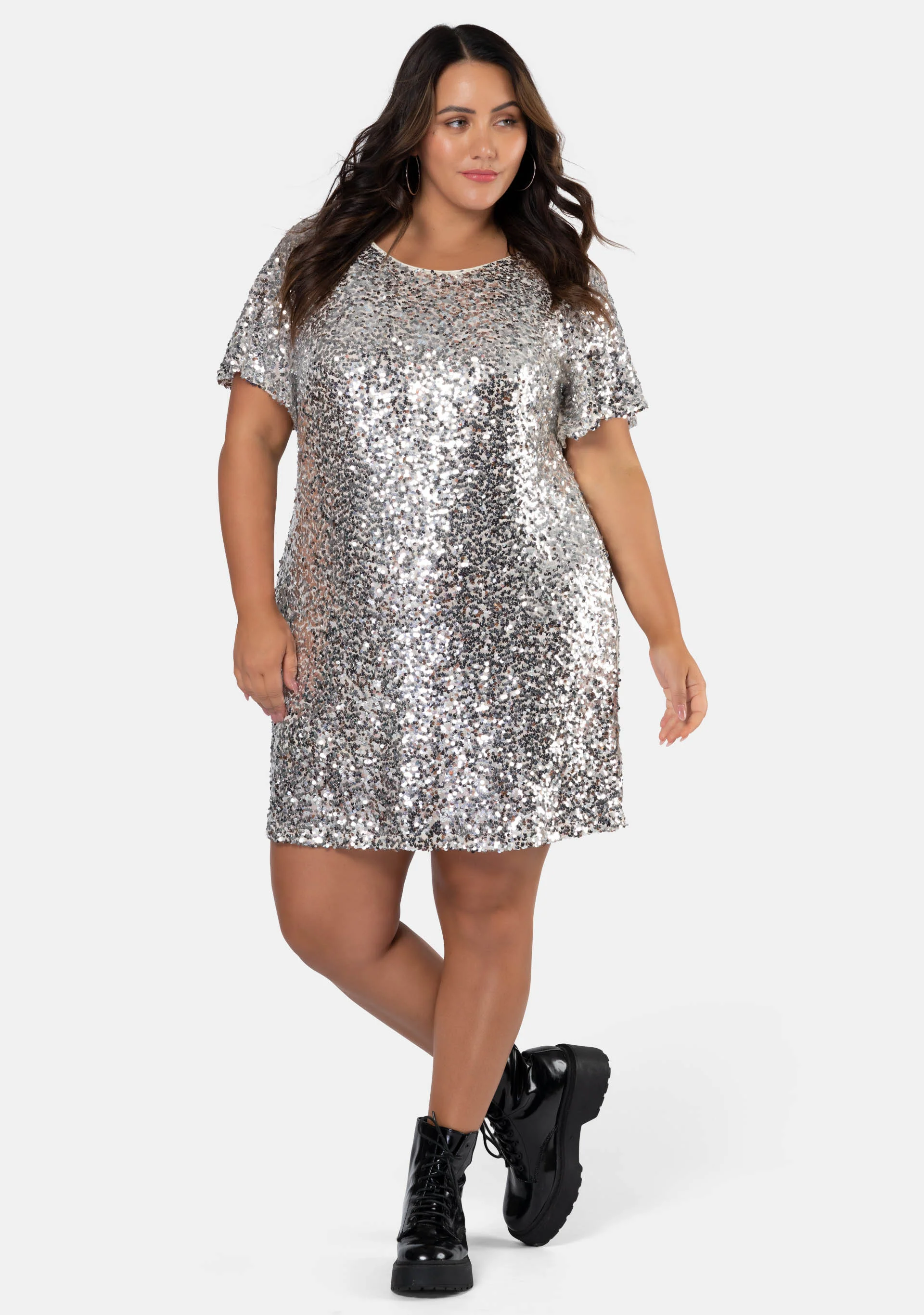 Light My Body Sequin Dress - Image 2