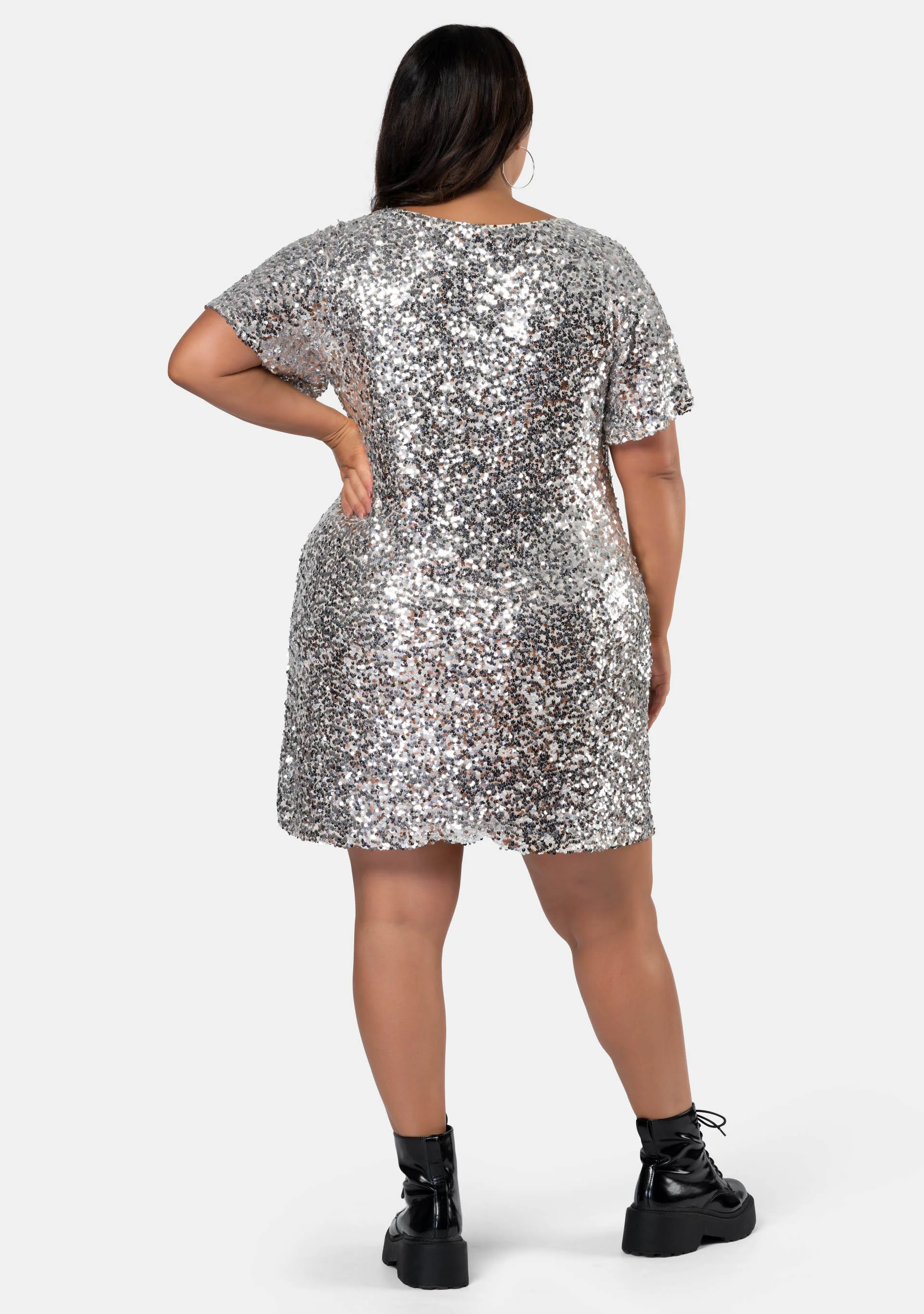 Light My Body Sequin Dress - Image 5