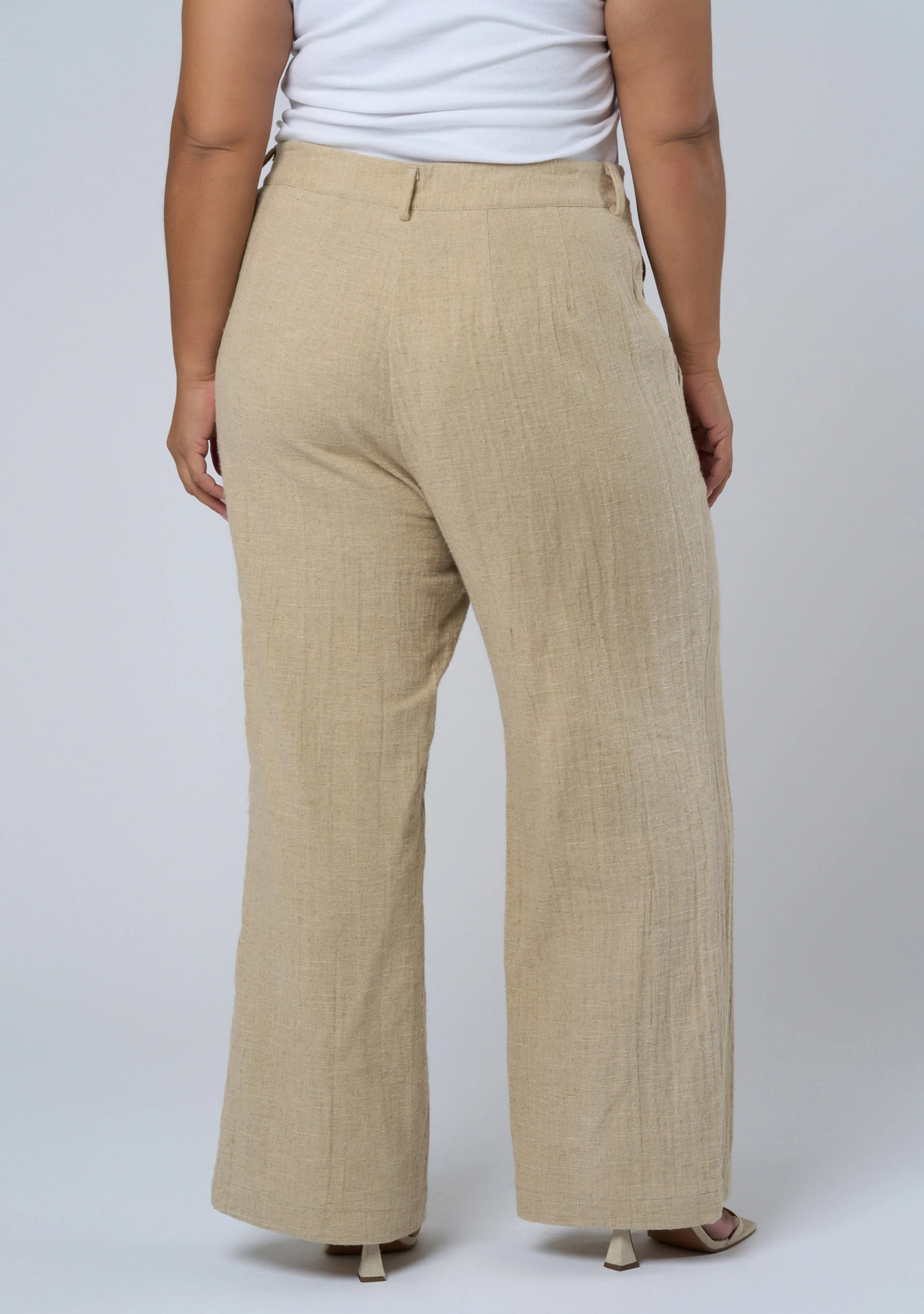 Lila Linen Wide Leg Pant - Image 6