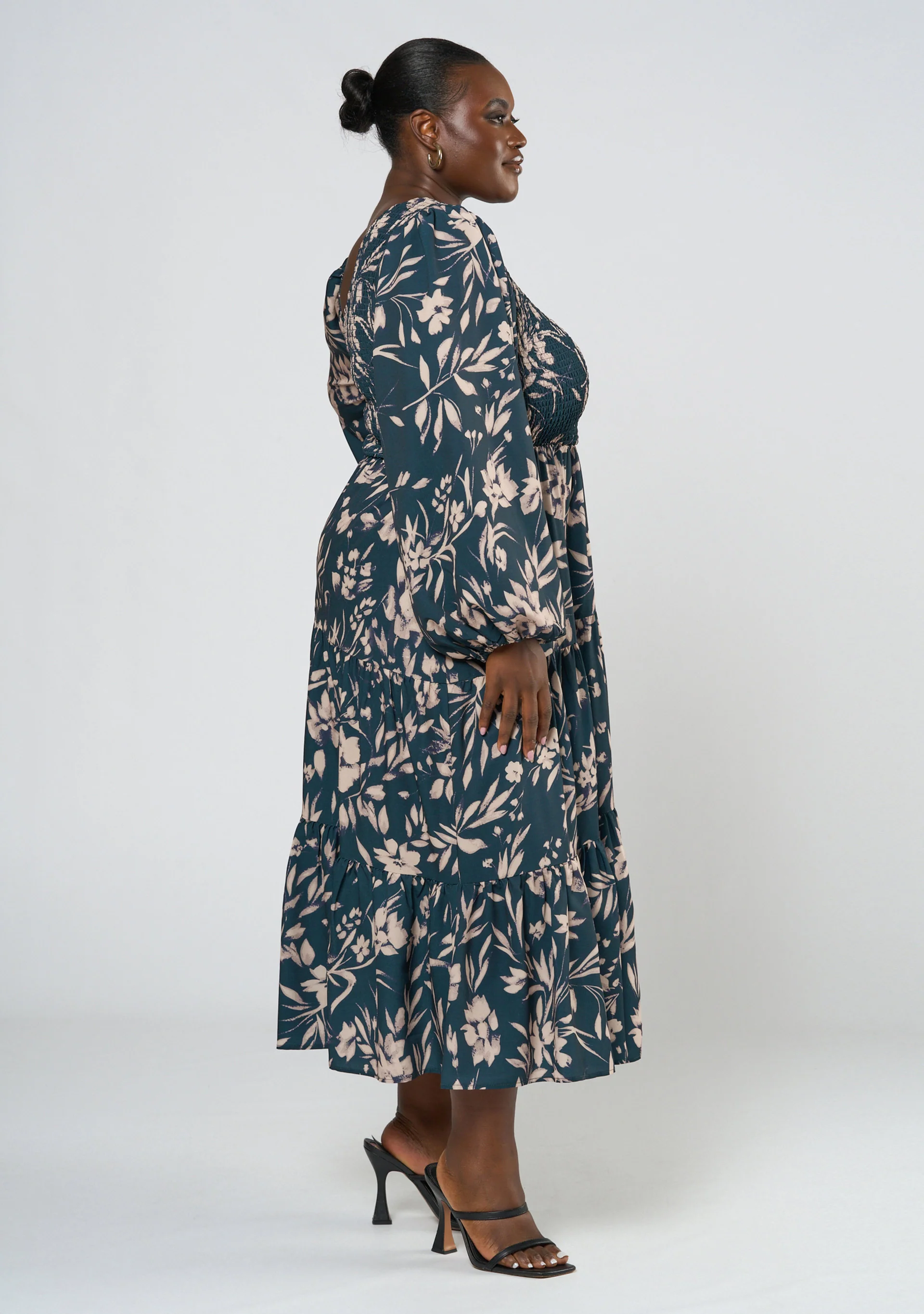 Loris Asymmetric Midi Dress - Image 5