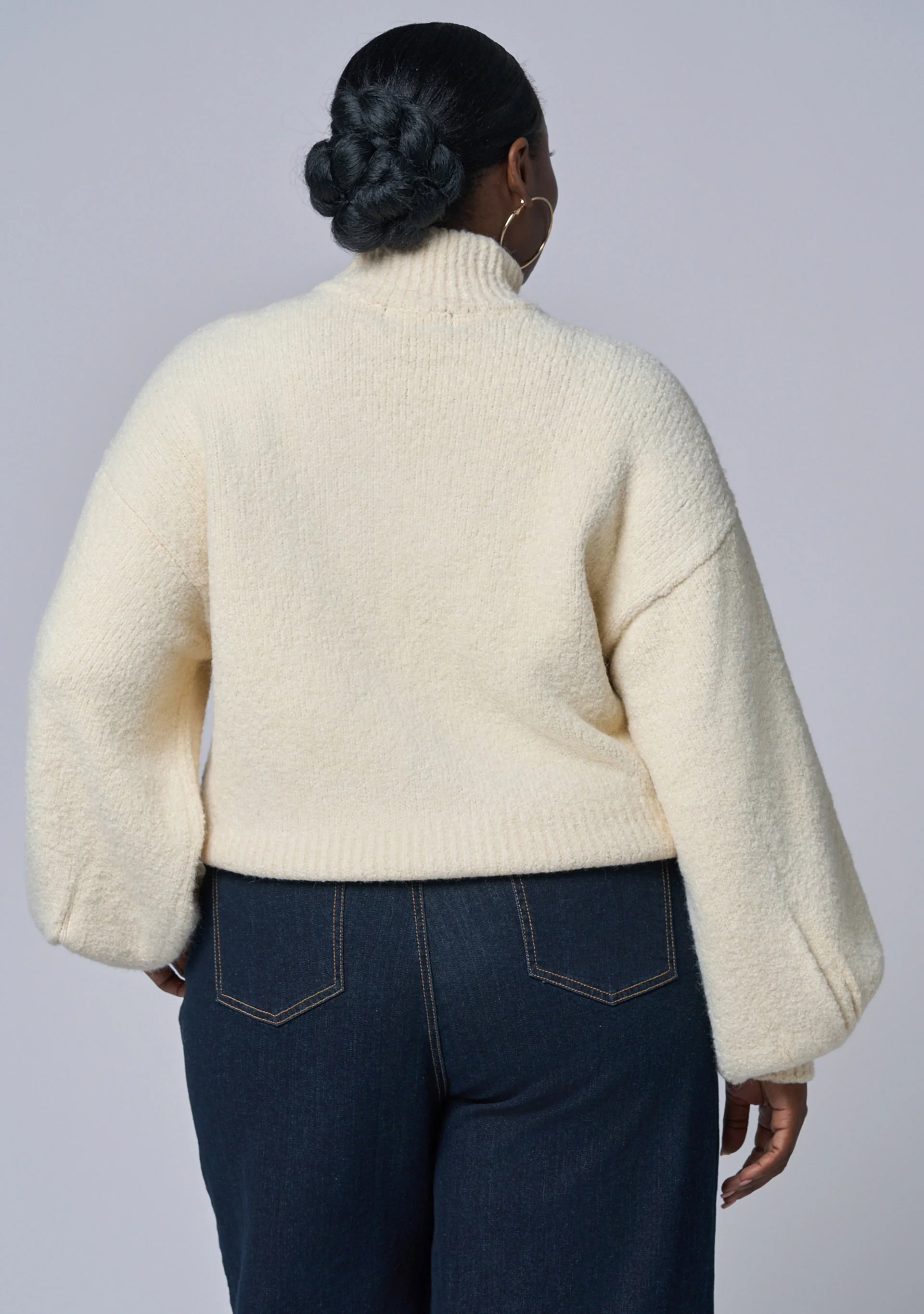 Lunaire Knit Bomber Jacket - Image 5