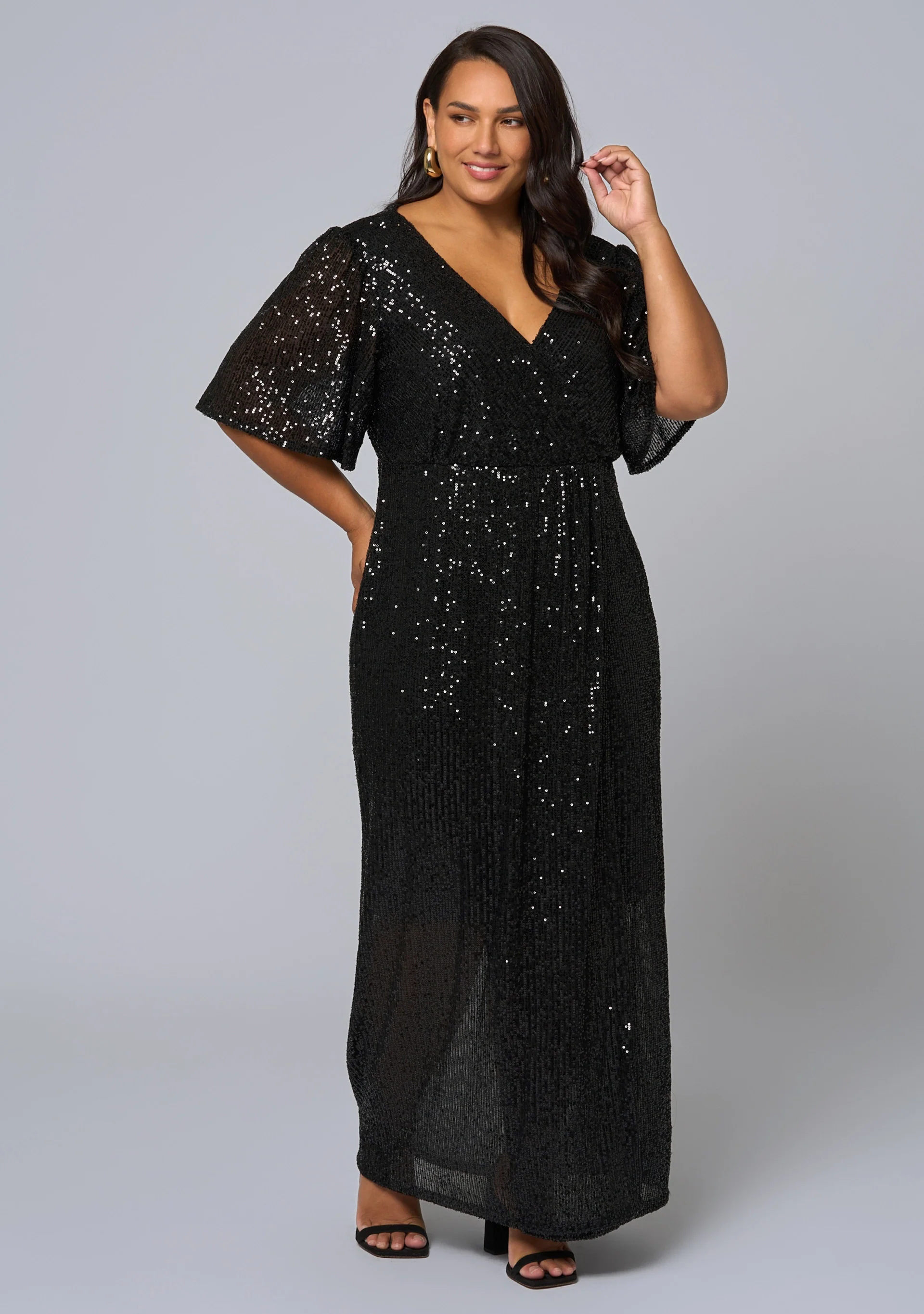 Lure Sequin Maxi Dress - Image 2