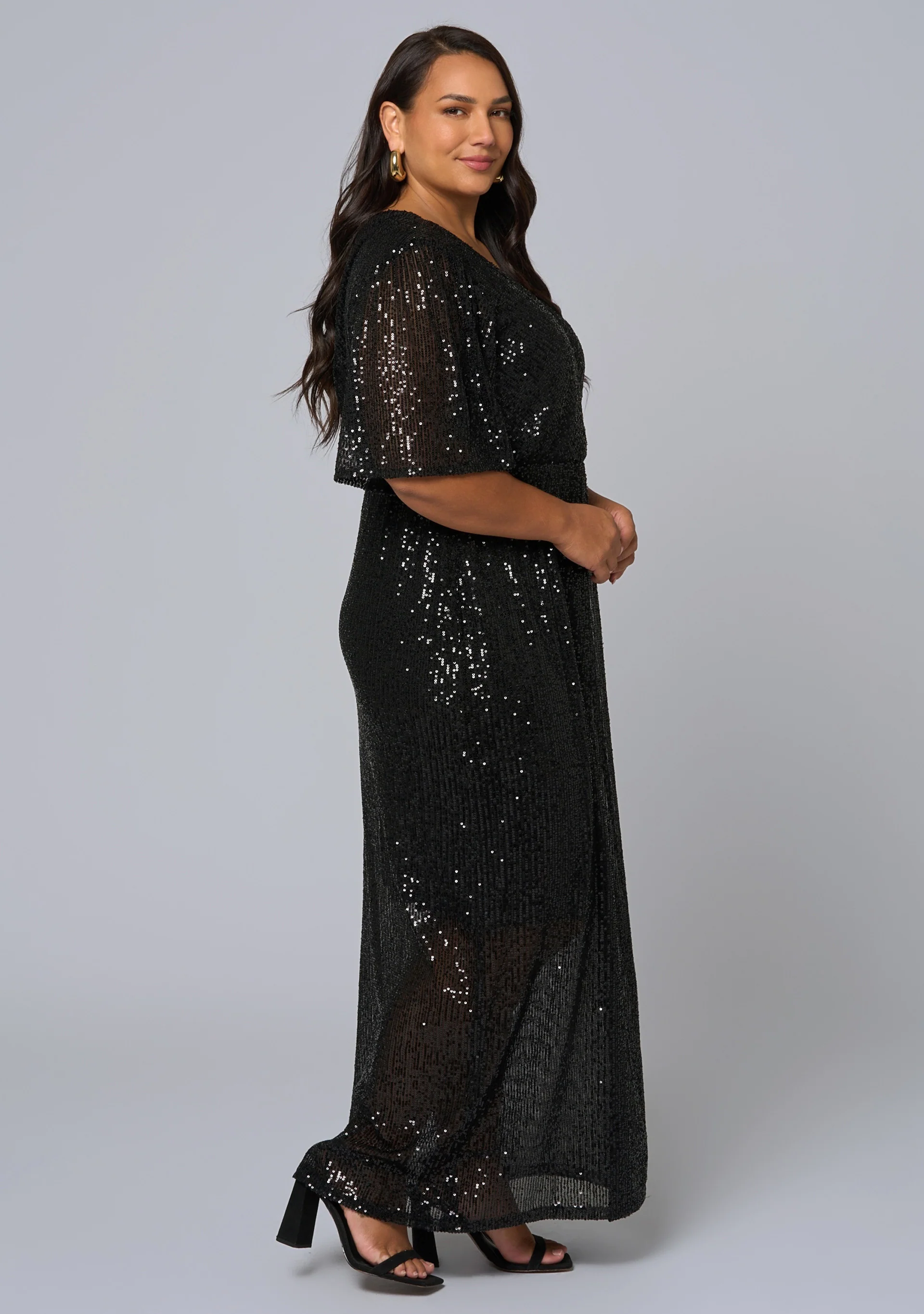 Lure Sequin Maxi Dress - Image 4