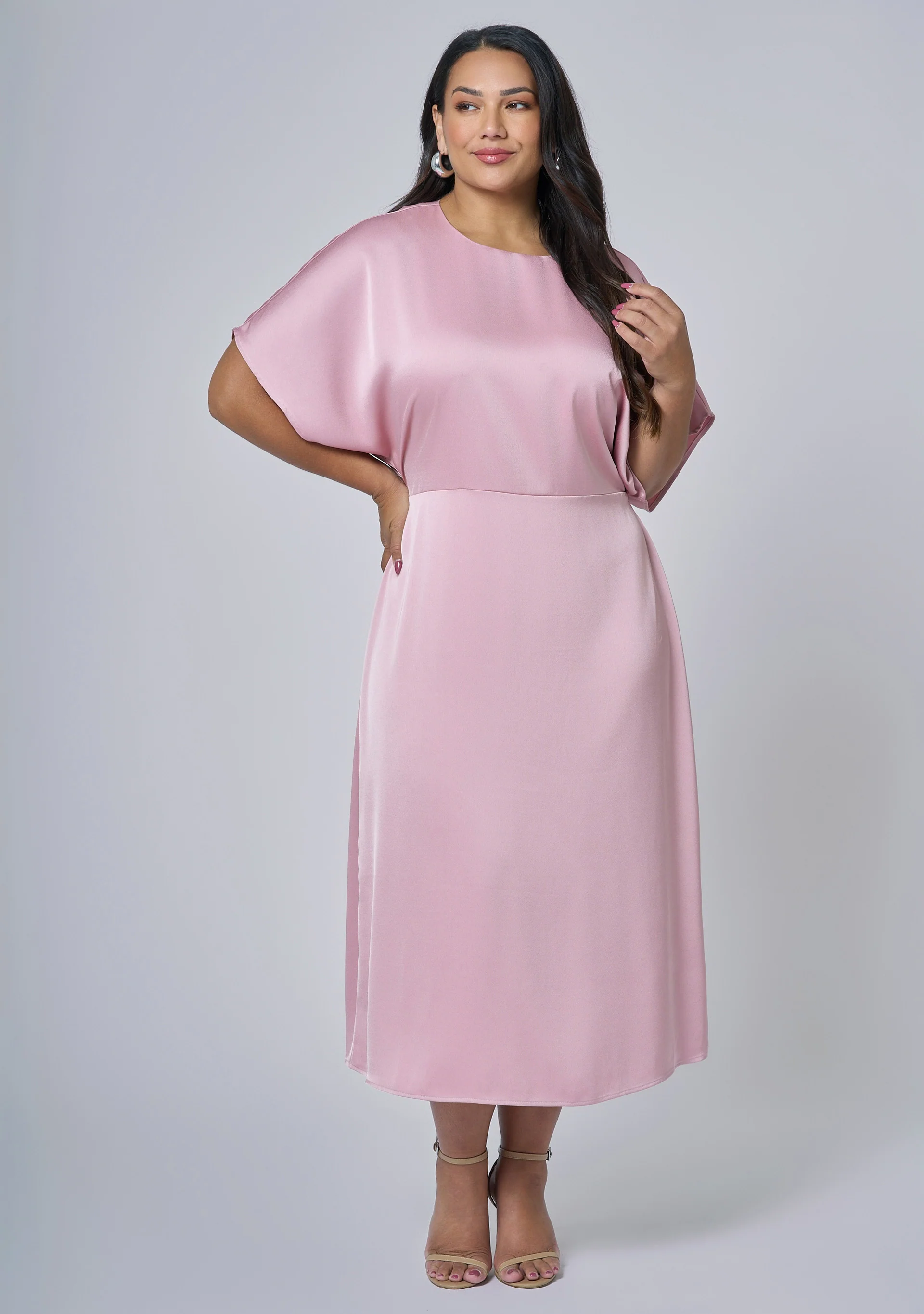 Lust Unleashed Satin Midi Dress - Image 3
