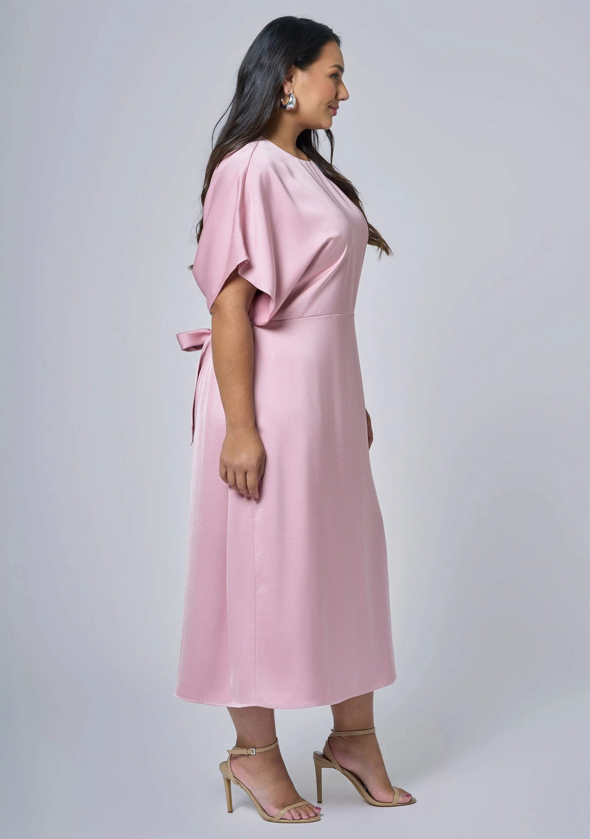 Lust Unleashed Satin Midi Dress - Image 4