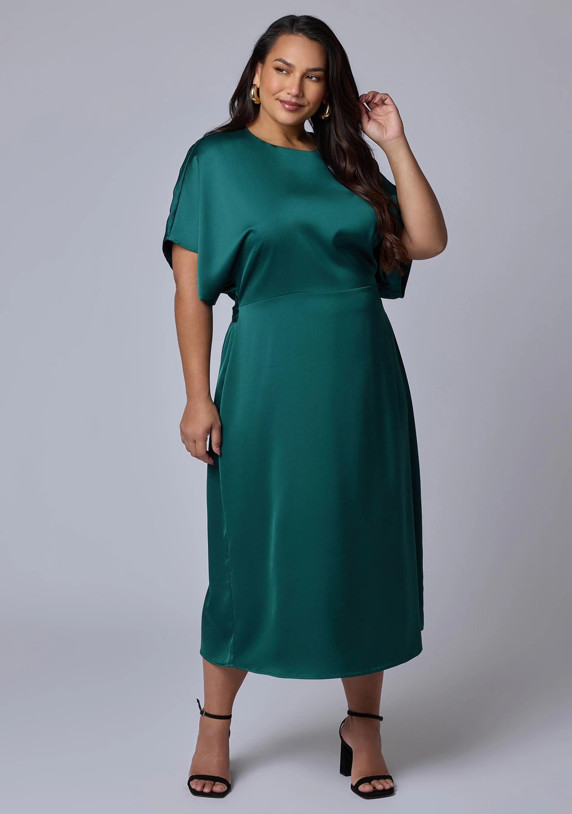 Lust Unleashed Satin Midi Dress