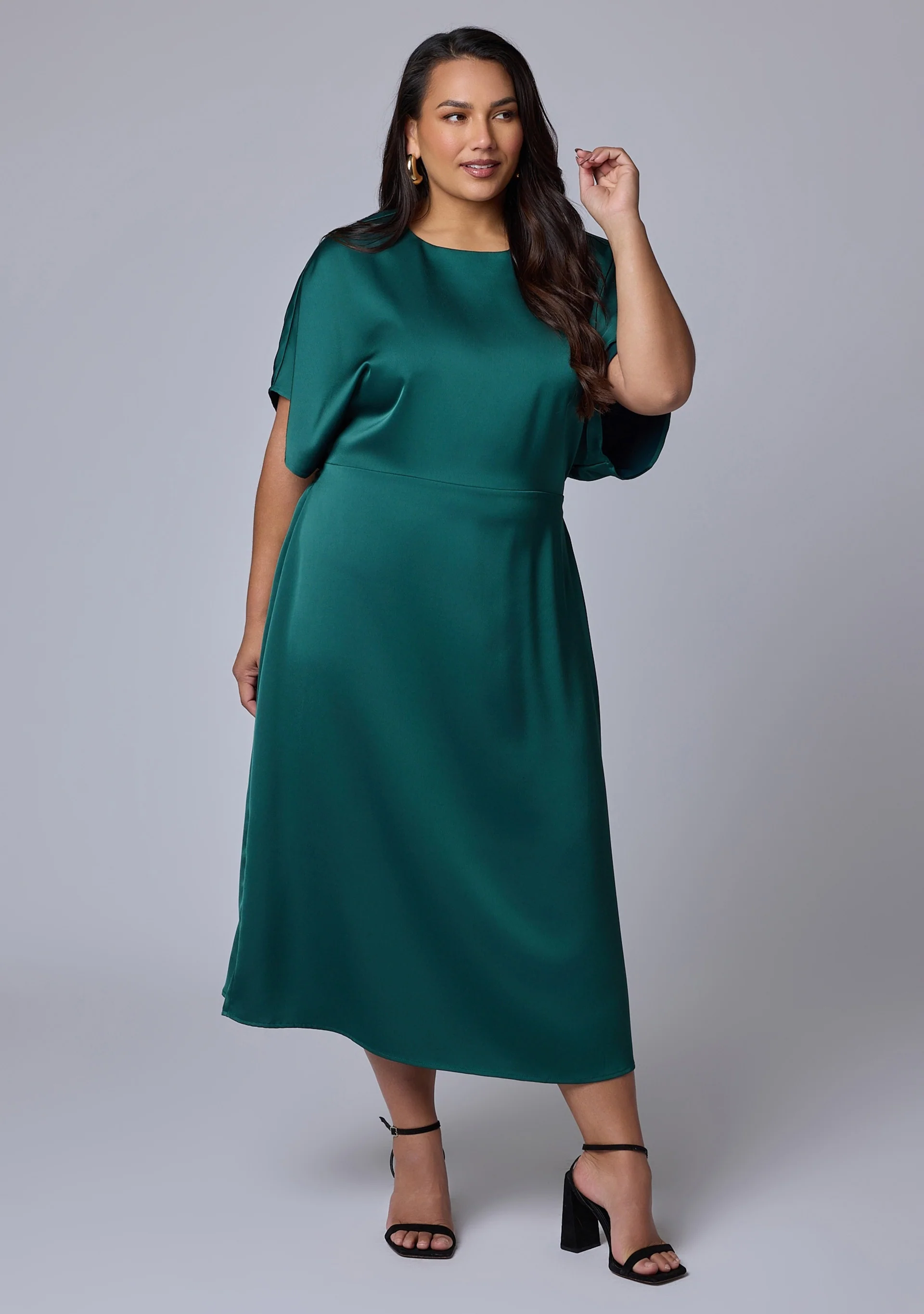Lust Unleashed Satin Midi Dress - Image 2