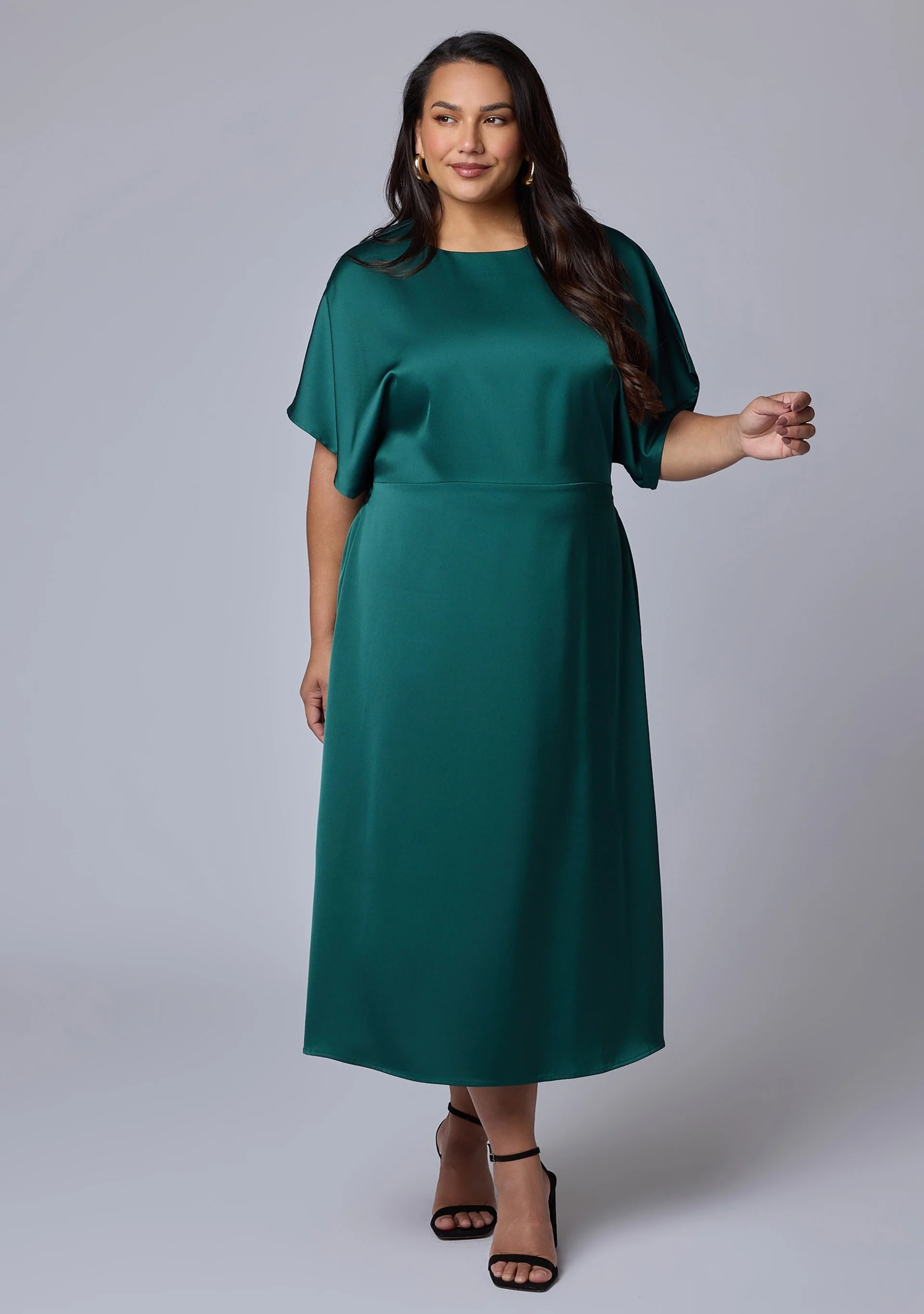 Lust Unleashed Satin Midi Dress - Image 3