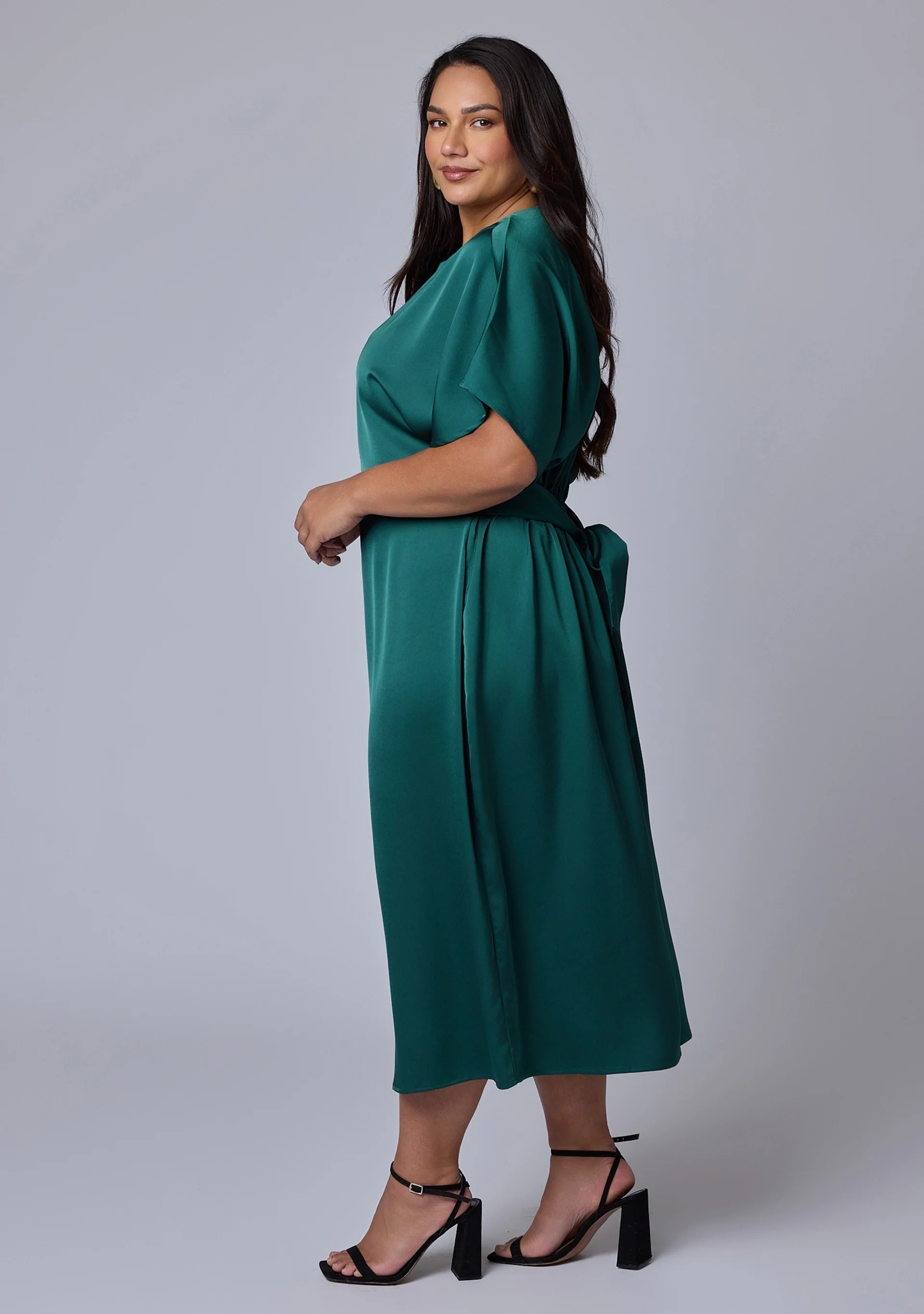 Lust Unleashed Satin Midi Dress - Image 4