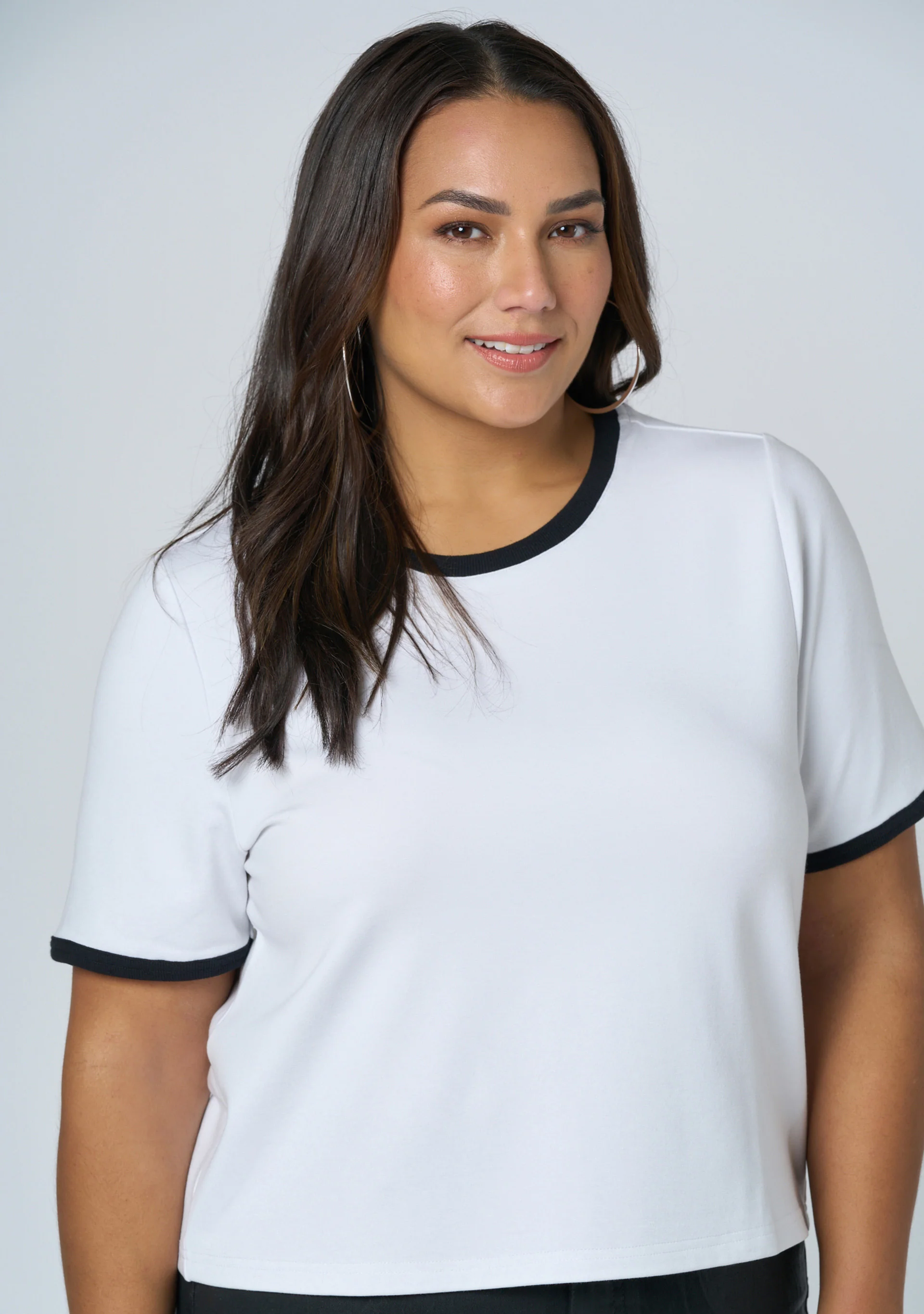 Luxe Contrast Tee - Image 2