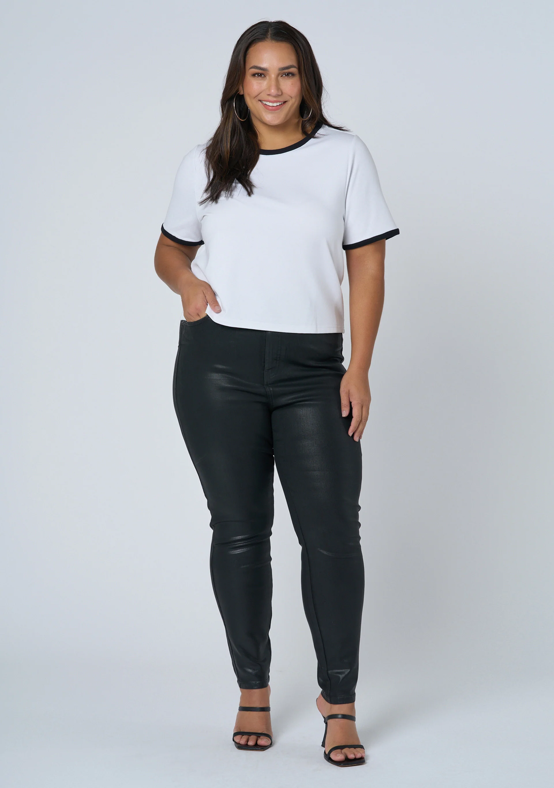 Luxe Contrast Tee - Image 4