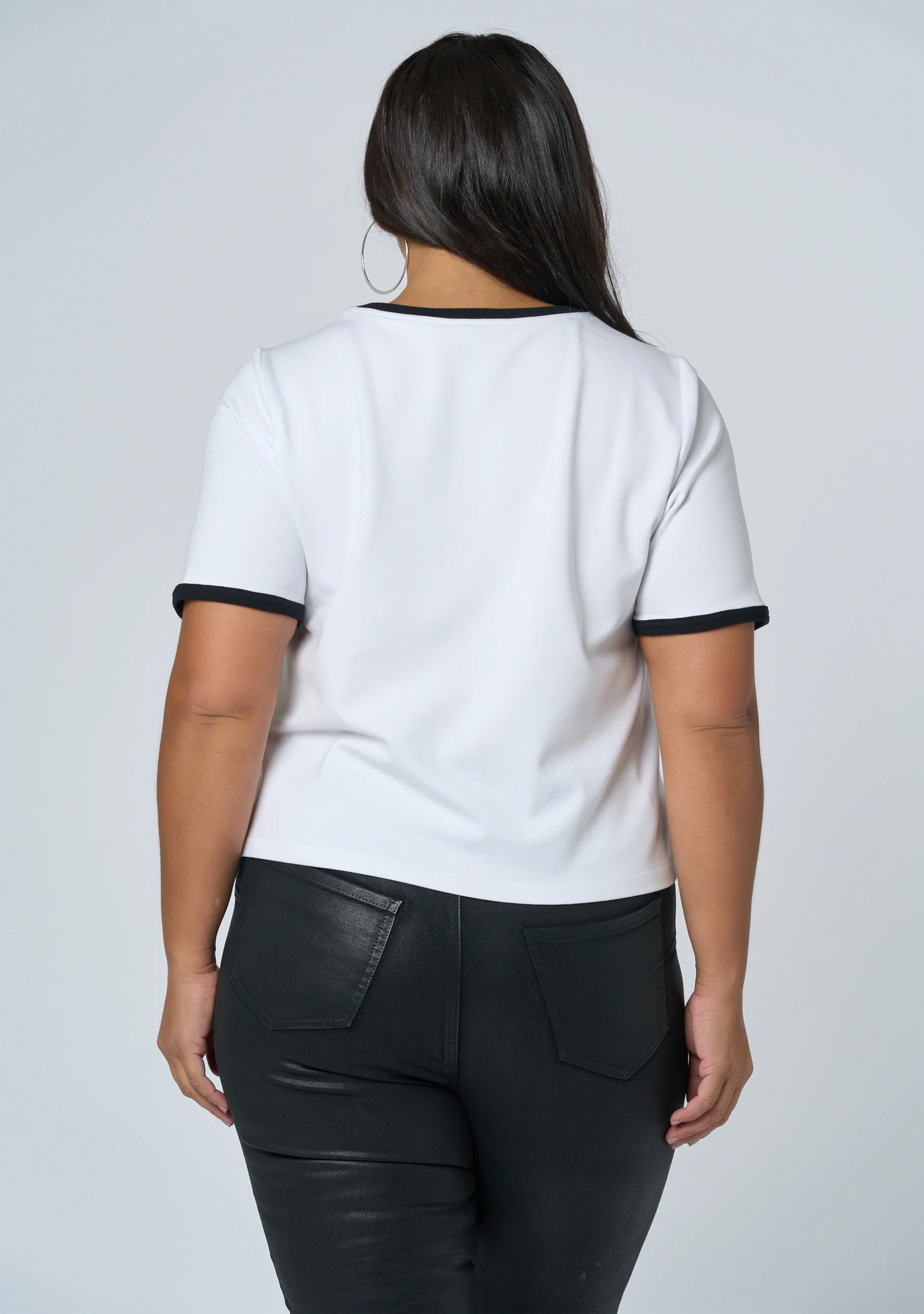 Luxe Contrast Tee - Image 7