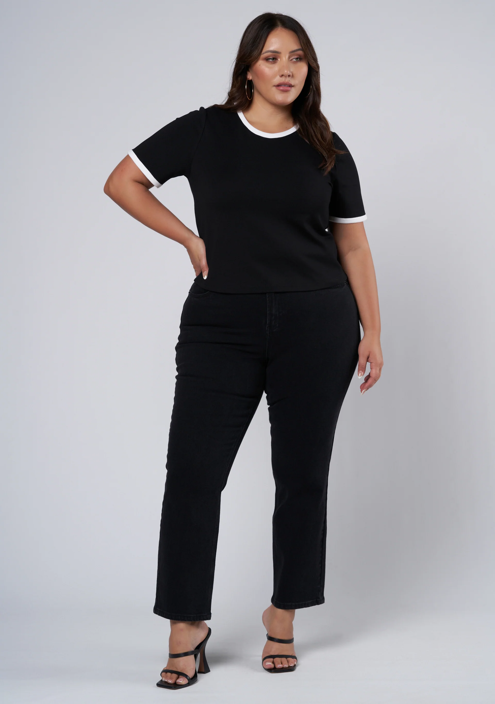 Luxe Contrast Tee - Image 4