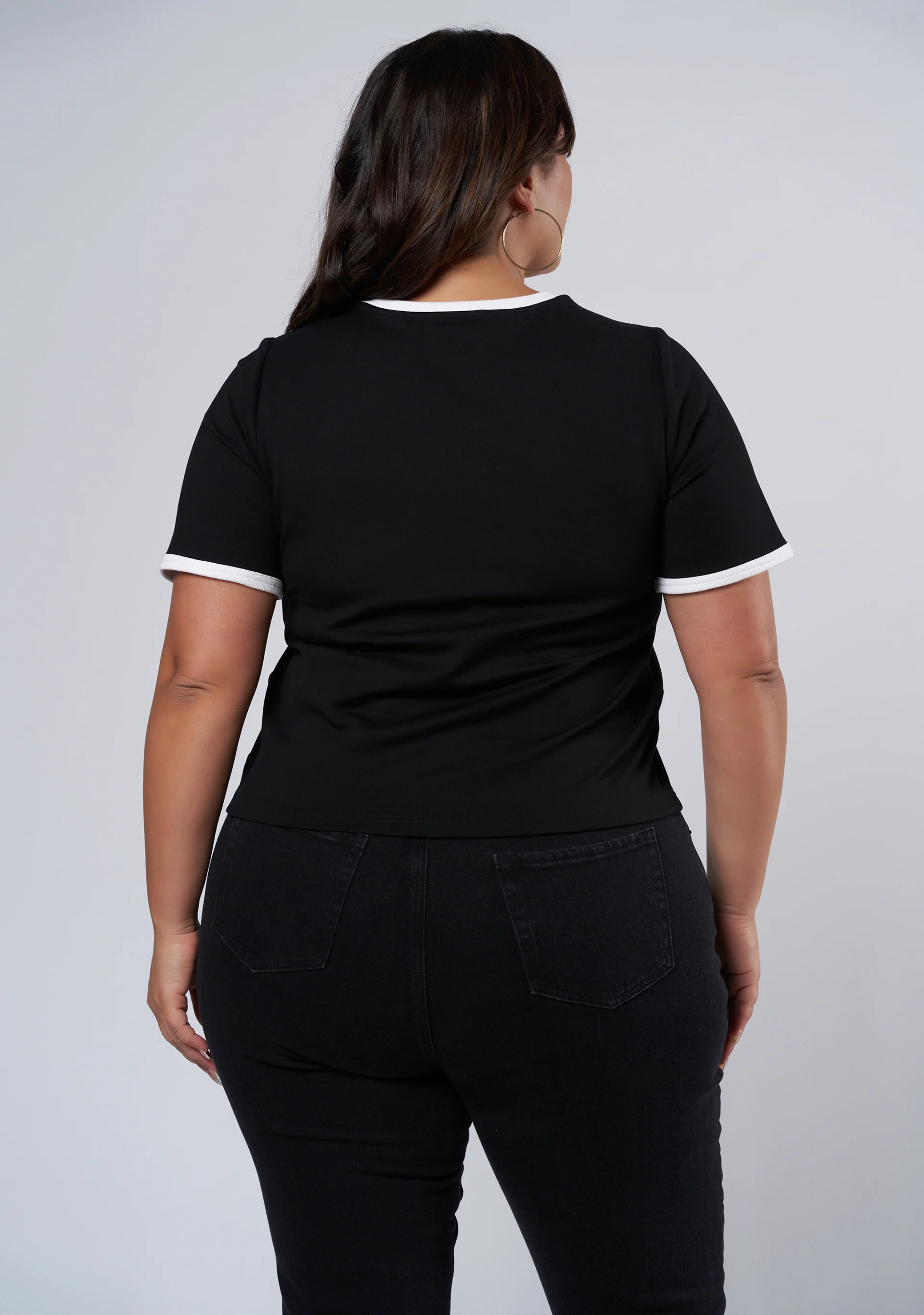 Luxe Contrast Tee - Image 6