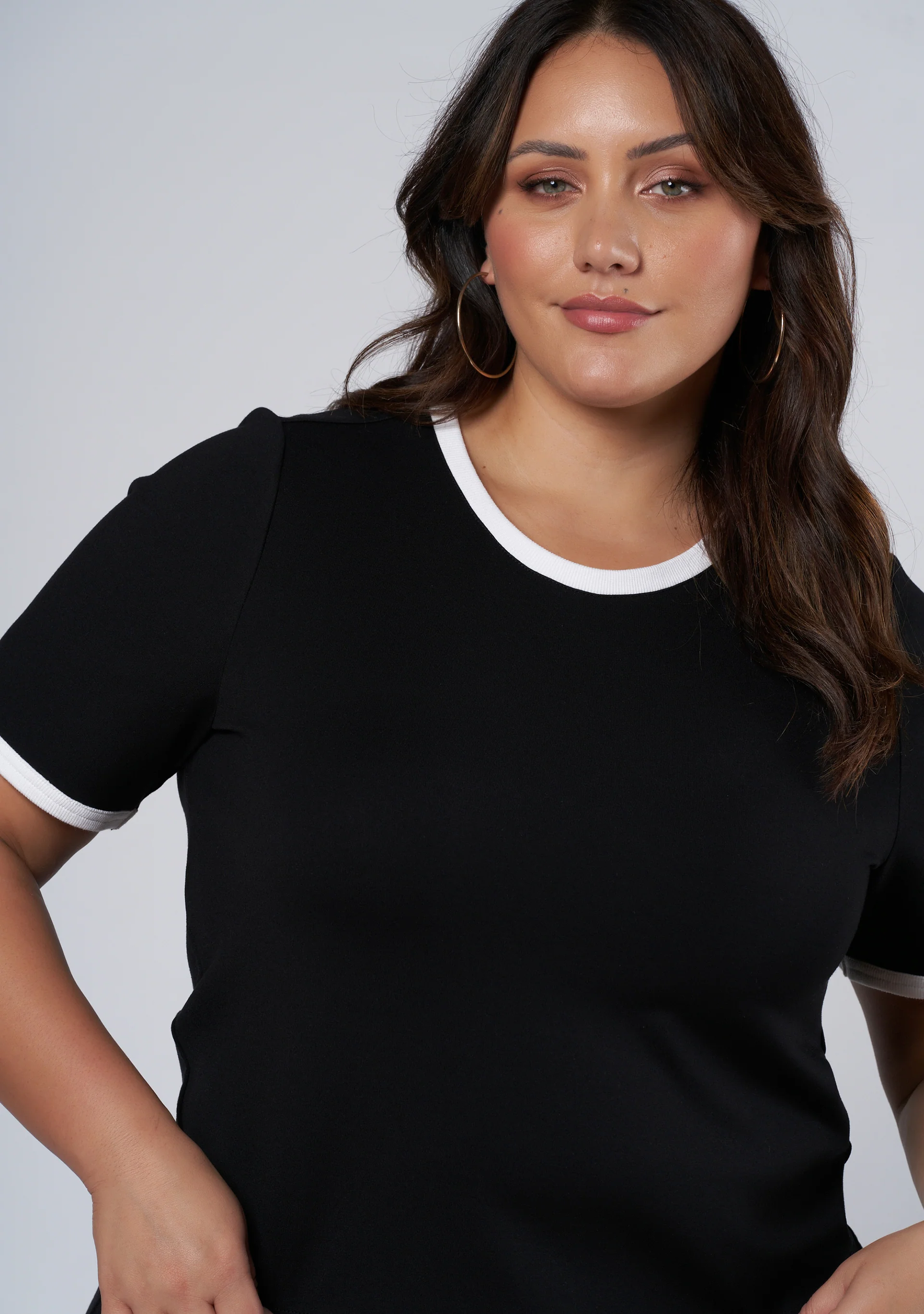 Luxe Contrast Tee - Image 7