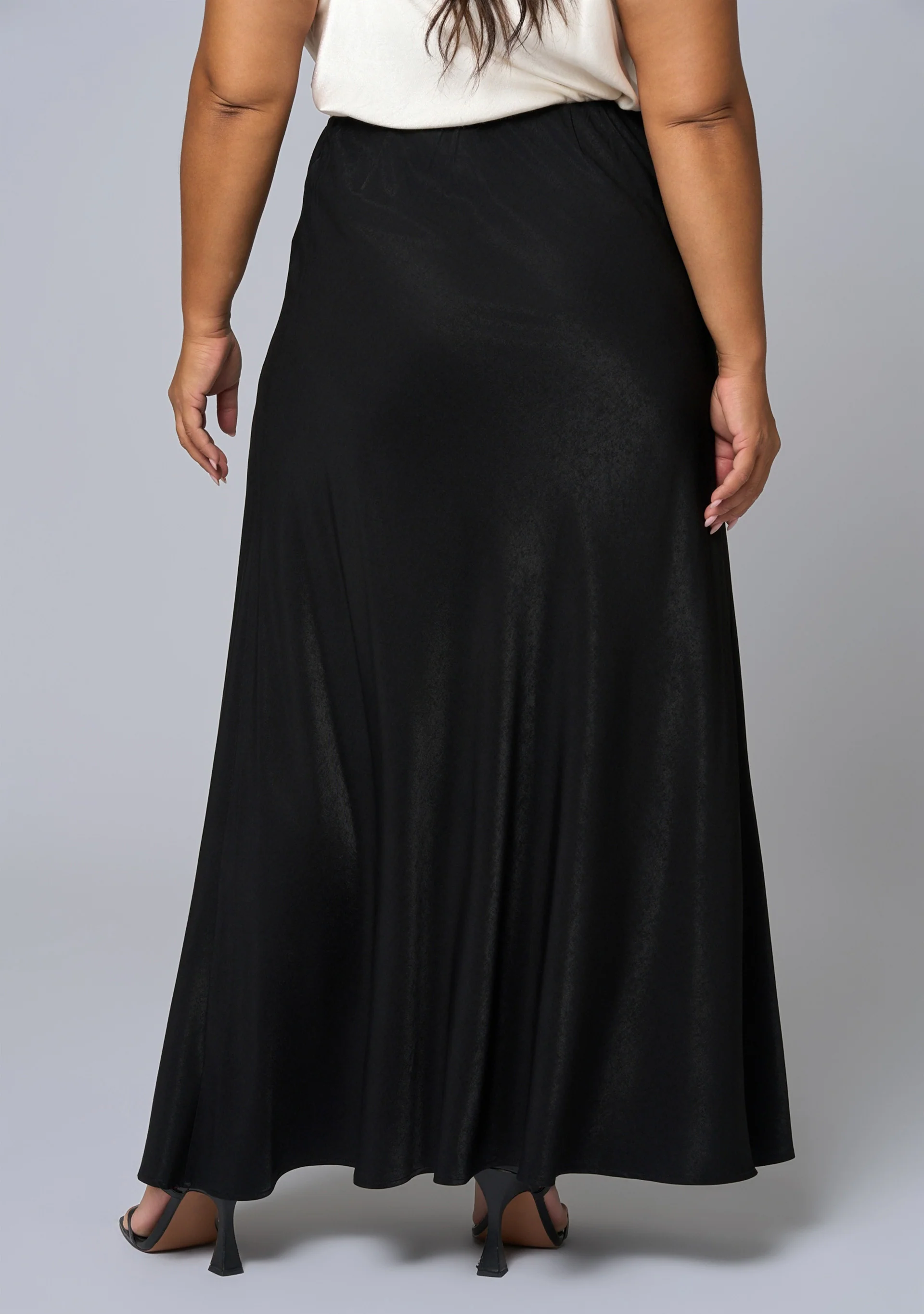 Luxe Satin Maxi Skirt - Image 5