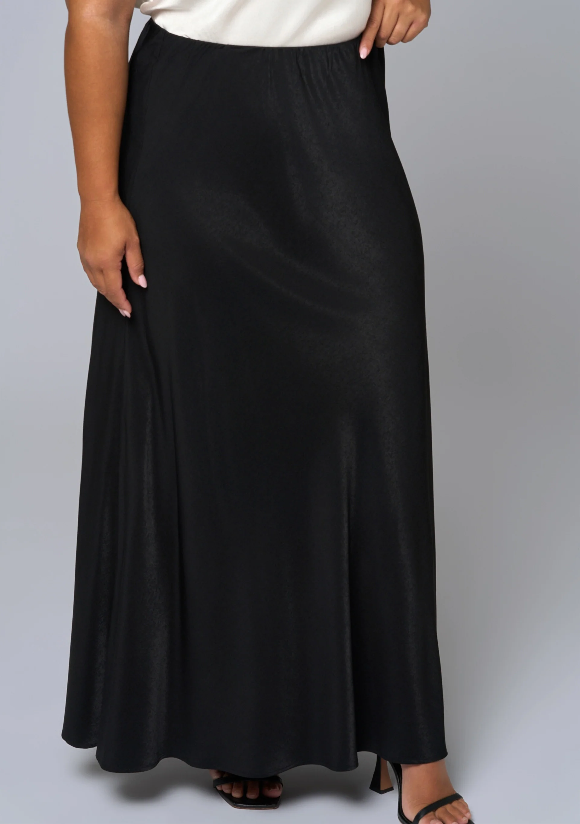 Luxe Satin Maxi Skirt - Image 6