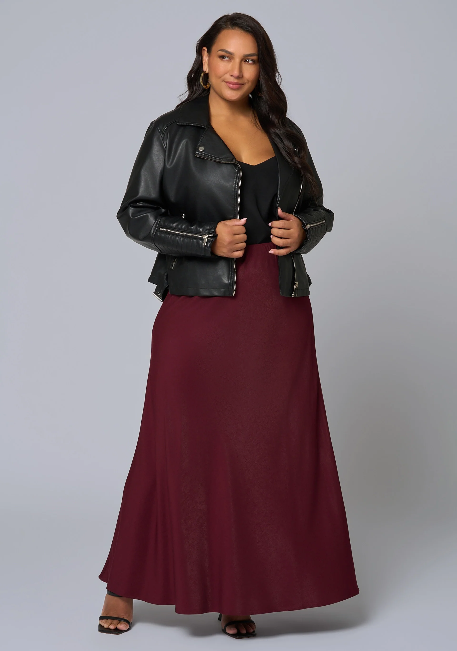 Luxe Satin Maxi Skirt - Image 6