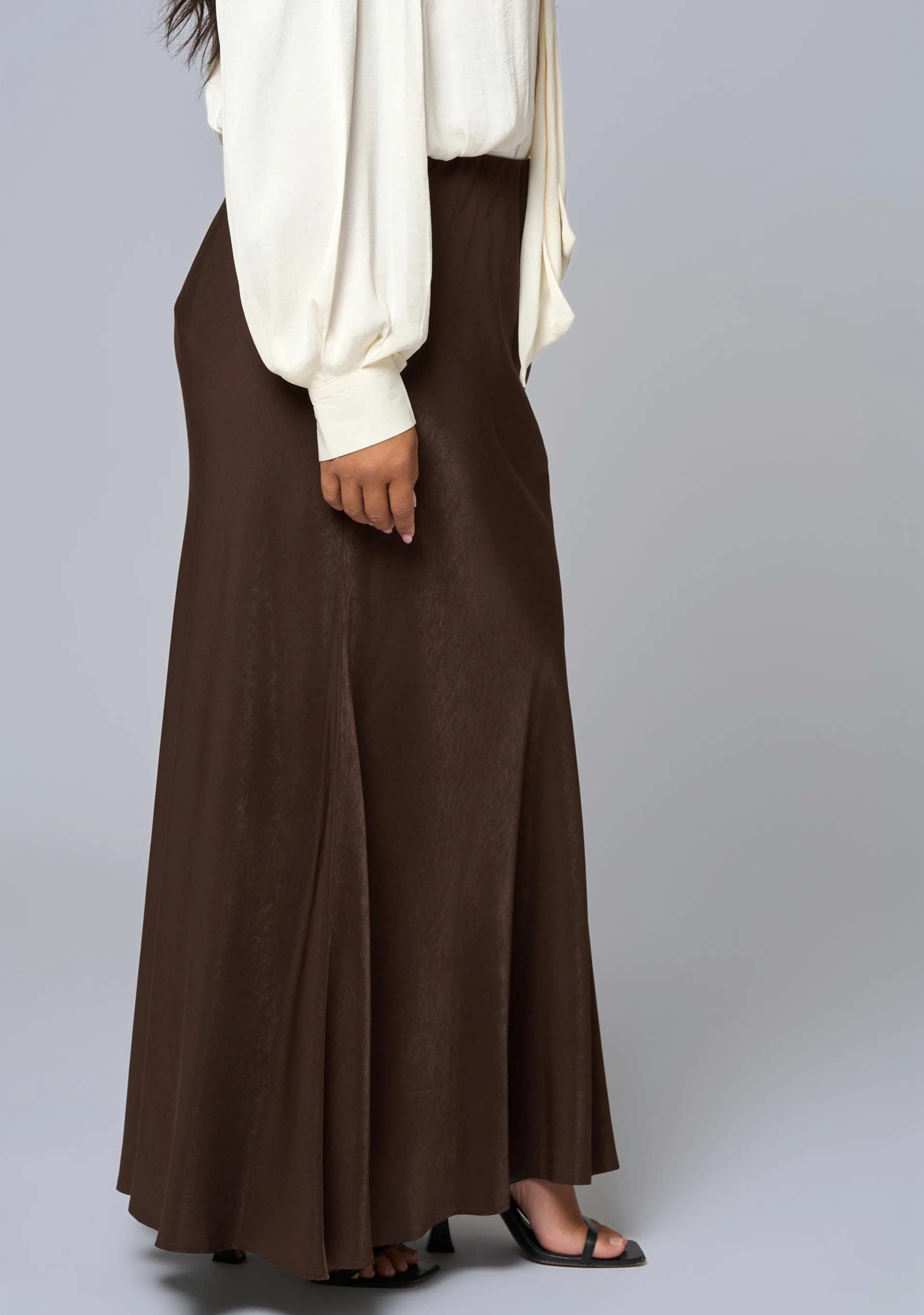 Luxe Satin Maxi Skirt - Image 4