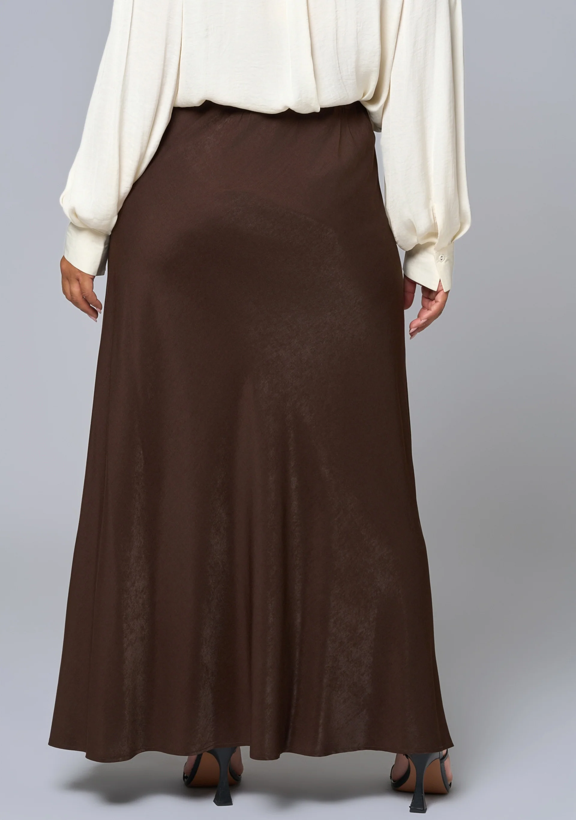 Luxe Satin Maxi Skirt - Image 5