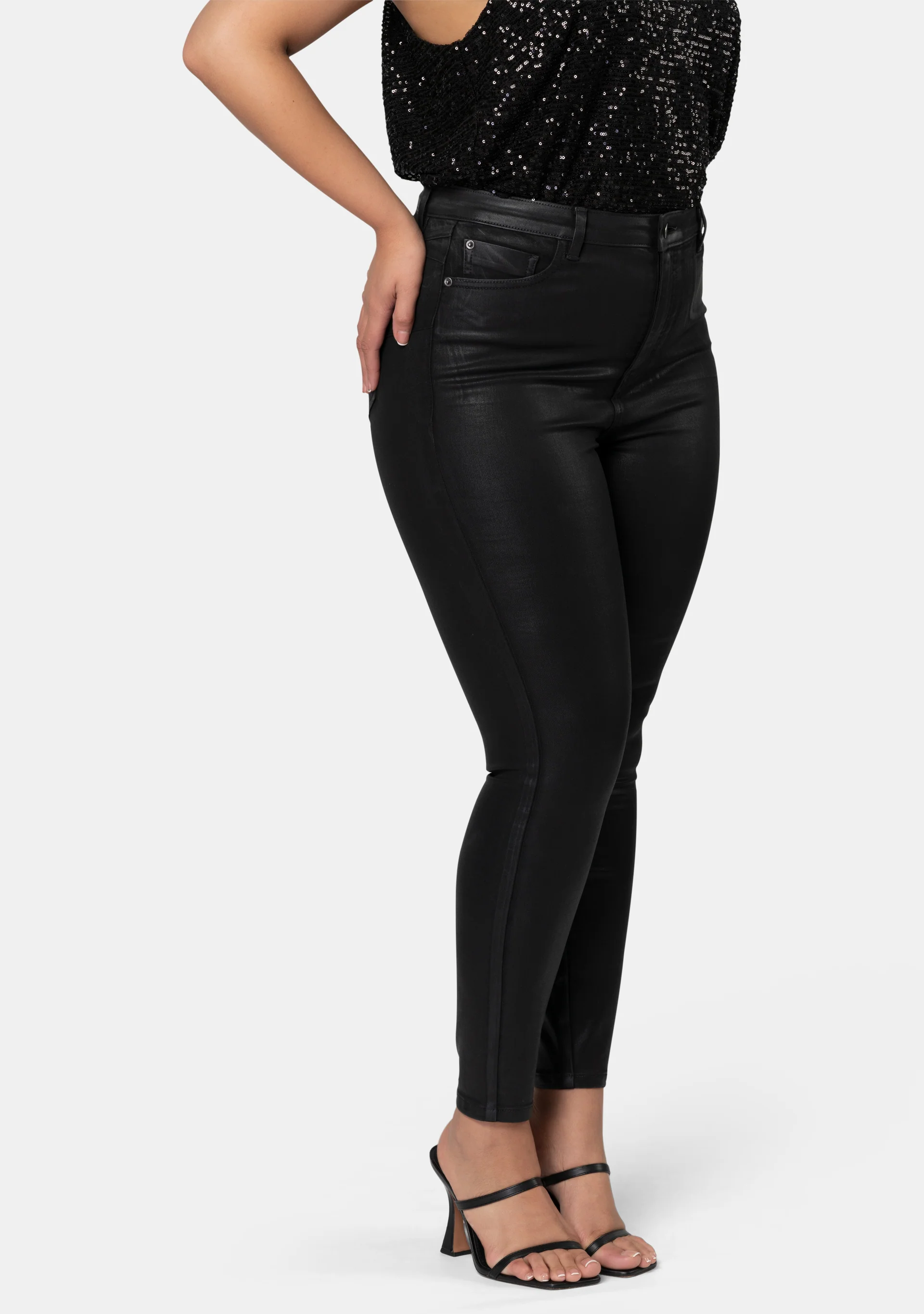 Luxe Stretch Coated Jean - Image 3