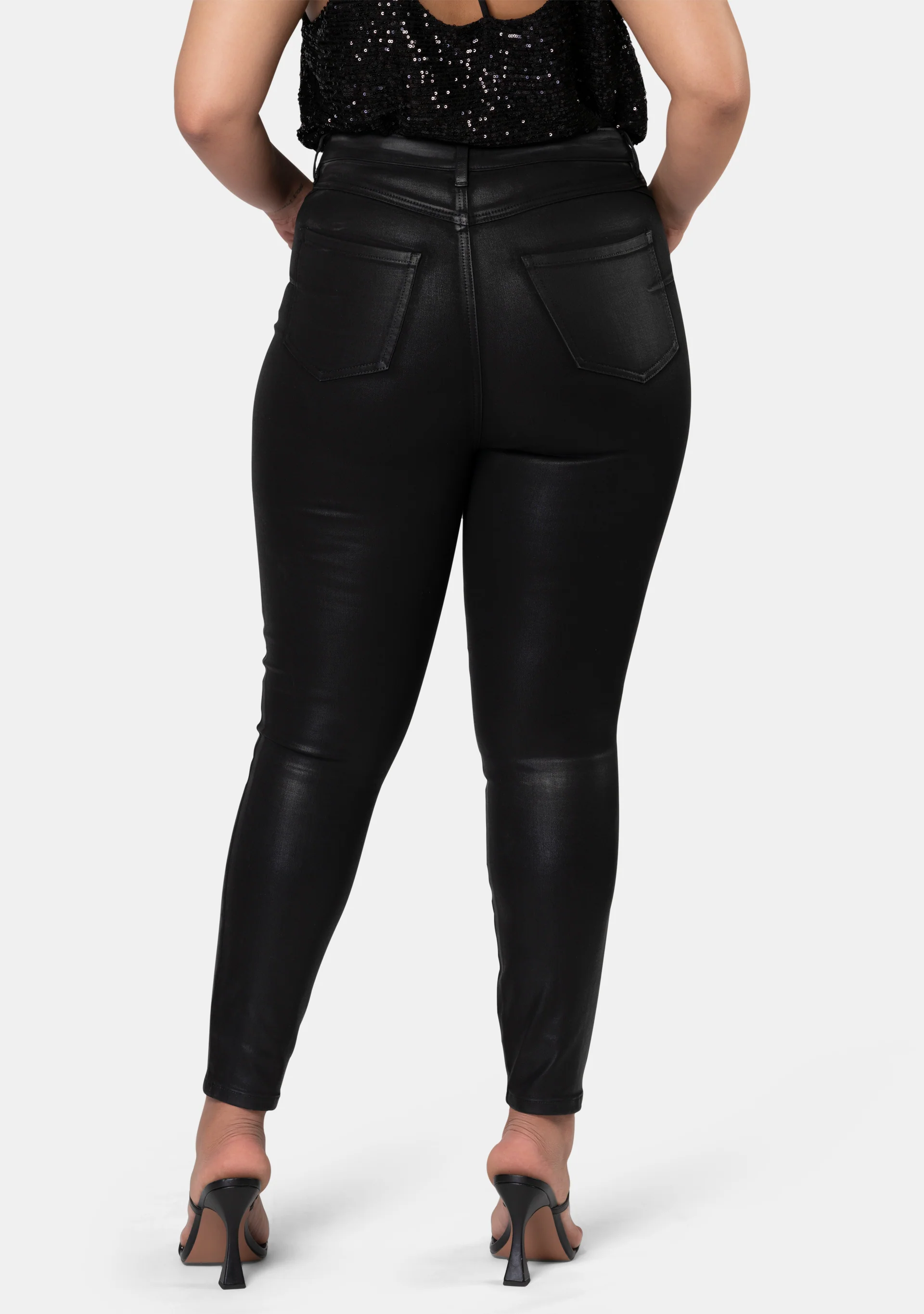 Luxe Stretch Coated Jean - Image 4