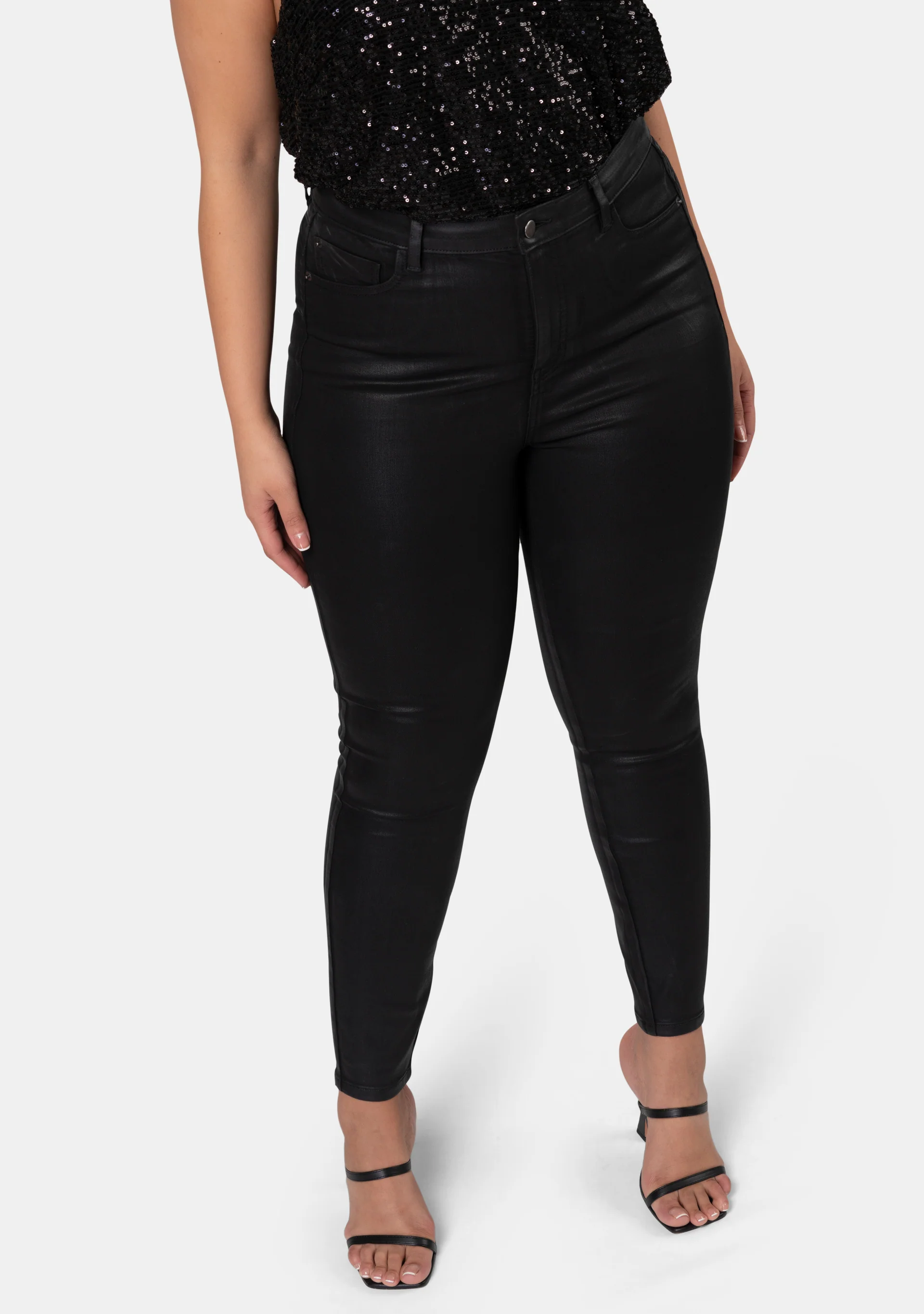Luxe Stretch Coated Jean - Image 5