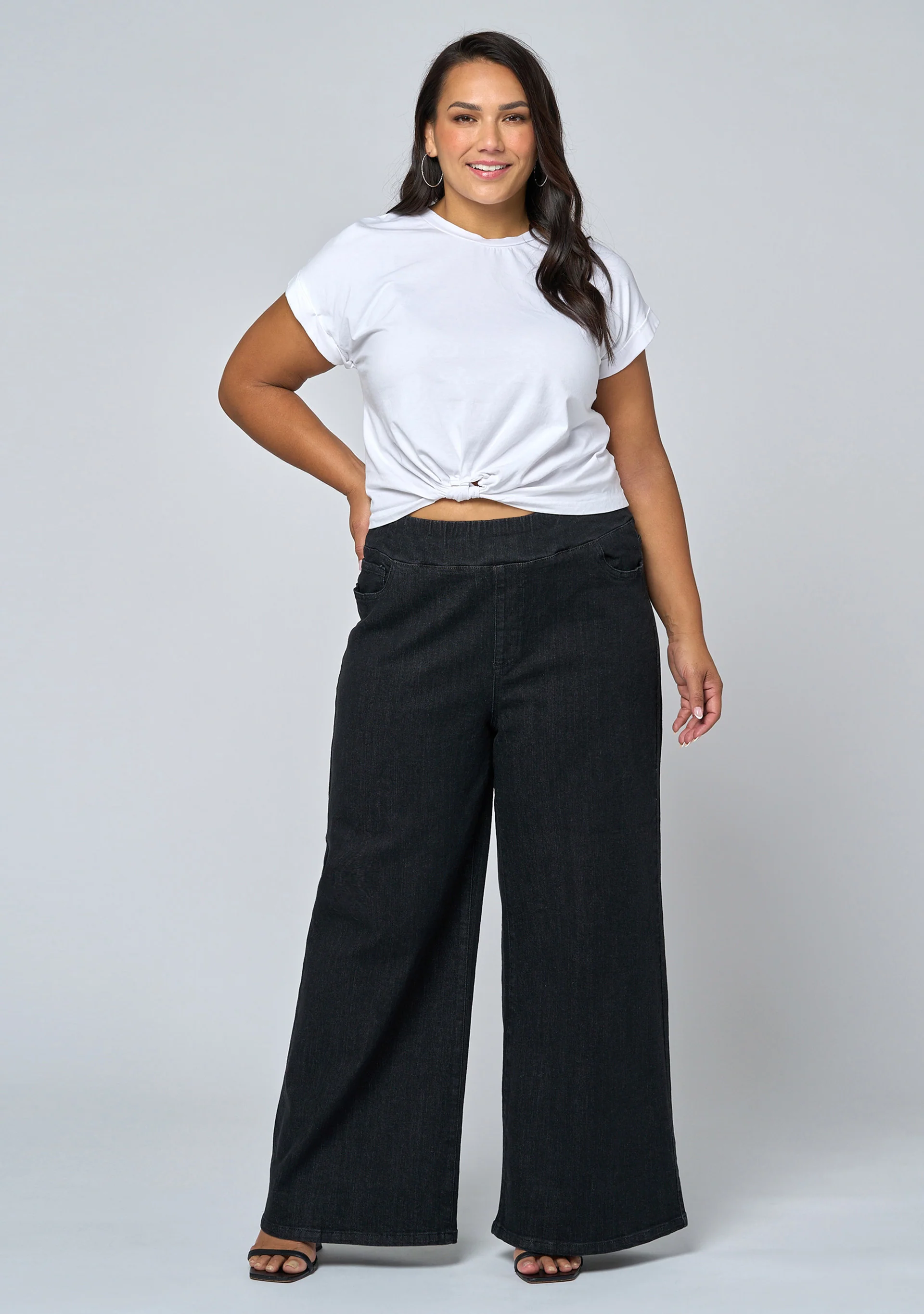 Luxe Wide Leg Comfort Waist Jean - Image 6