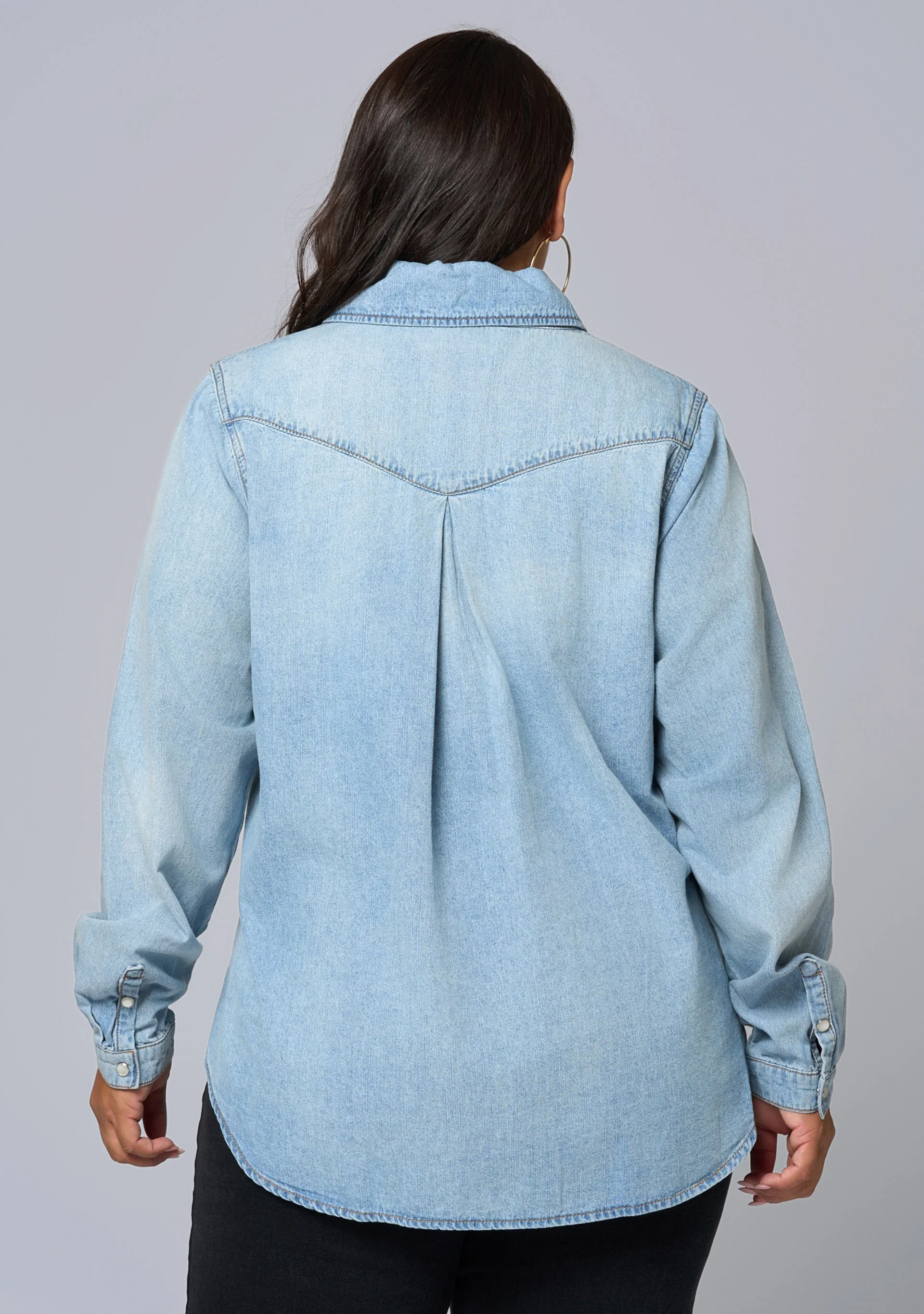 Lyric Denim Shirt - Image 5