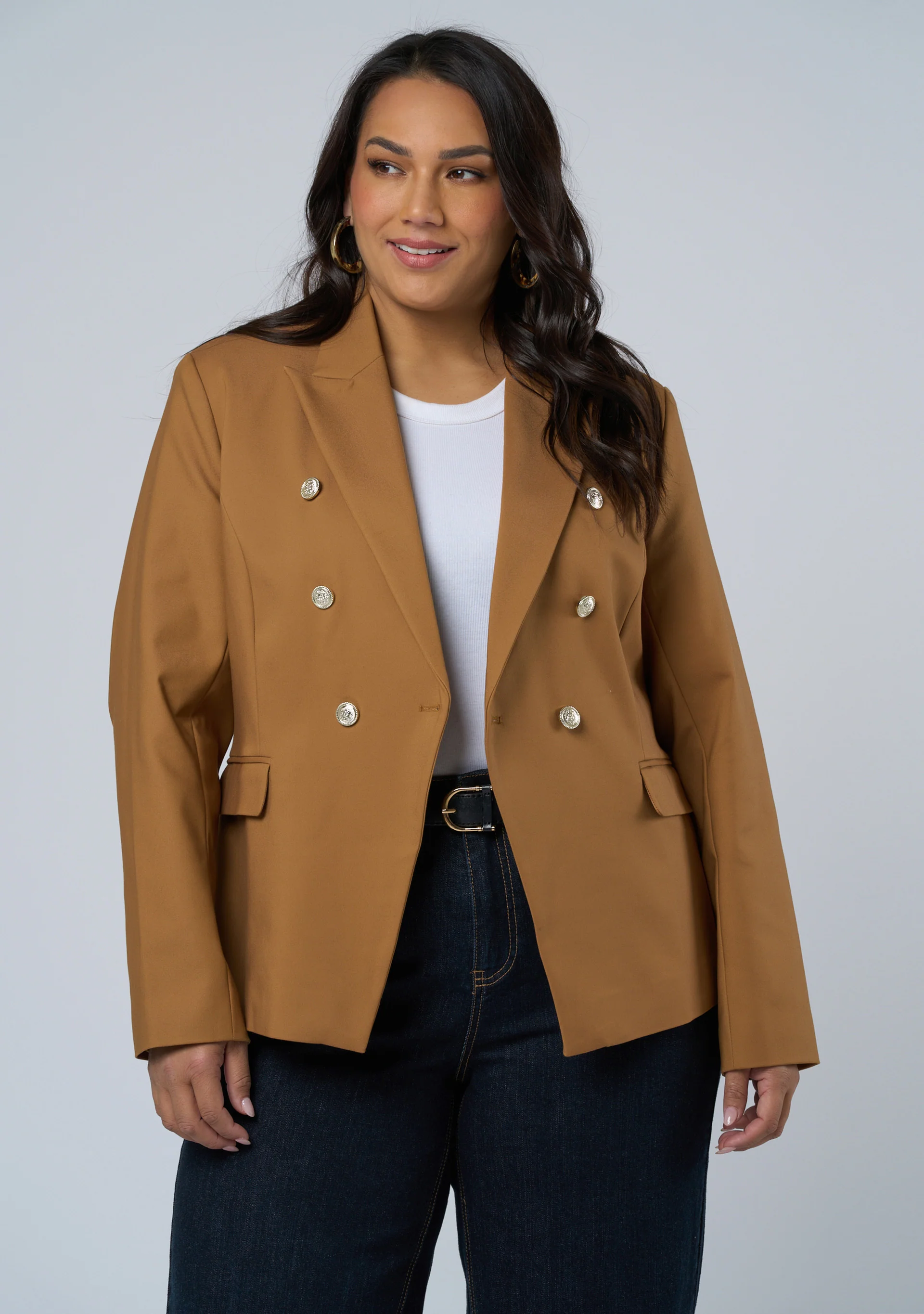 Madeleine Button Blazer - Image 2