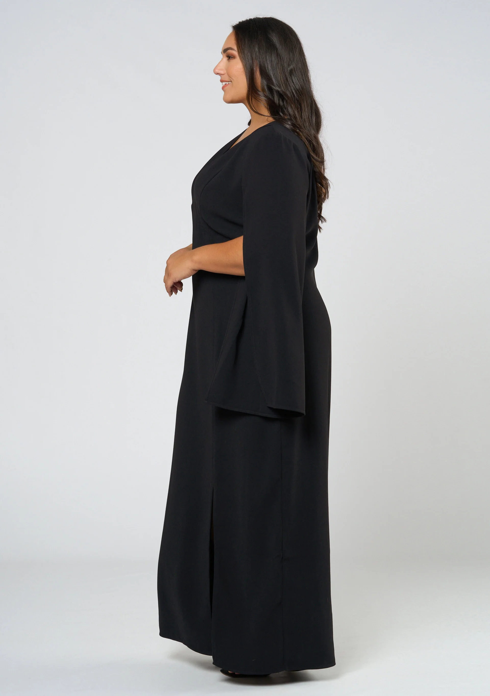 Main Character Maxi Cape Dress - Image 5