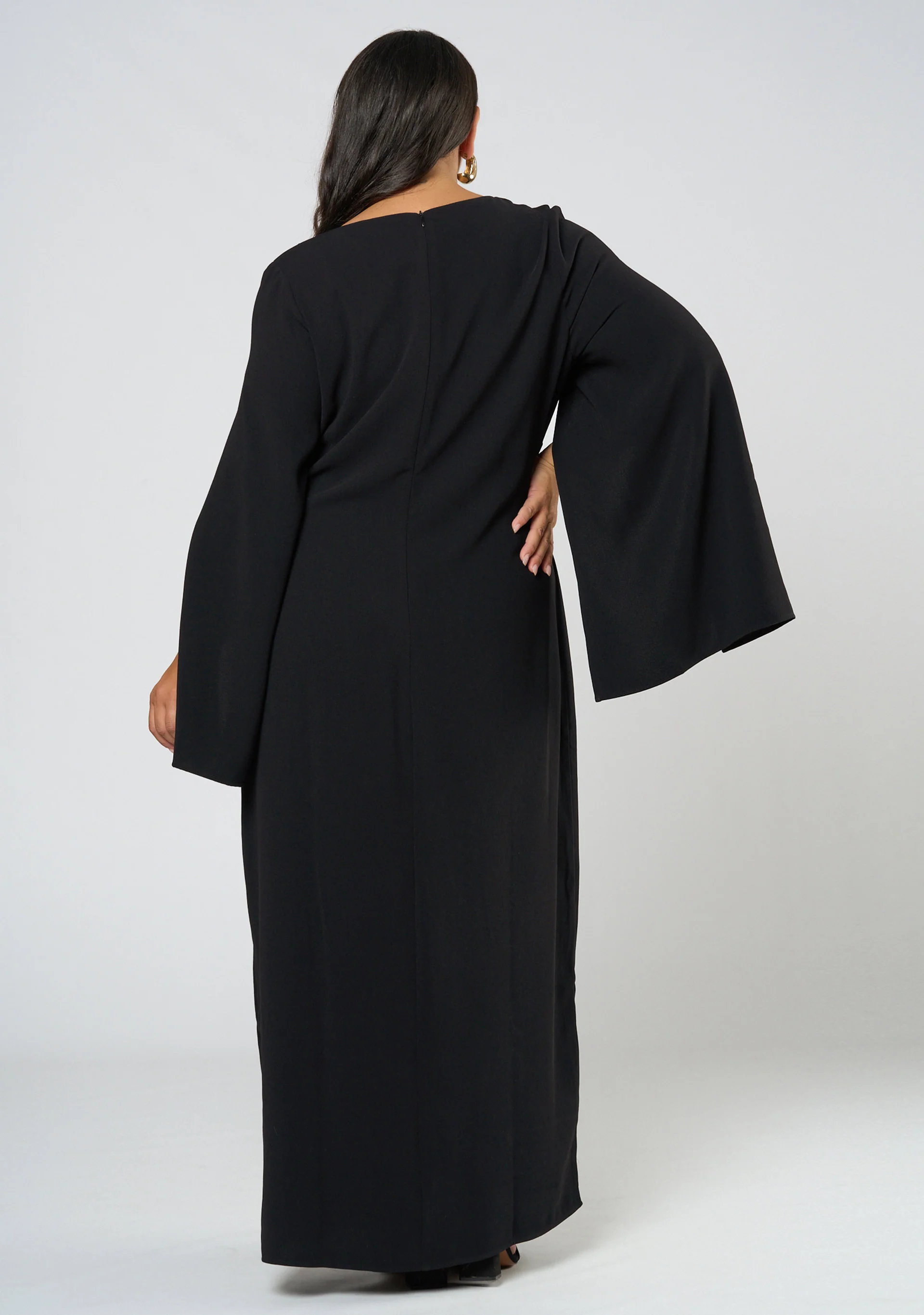 Main Character Maxi Cape Dress - Image 6