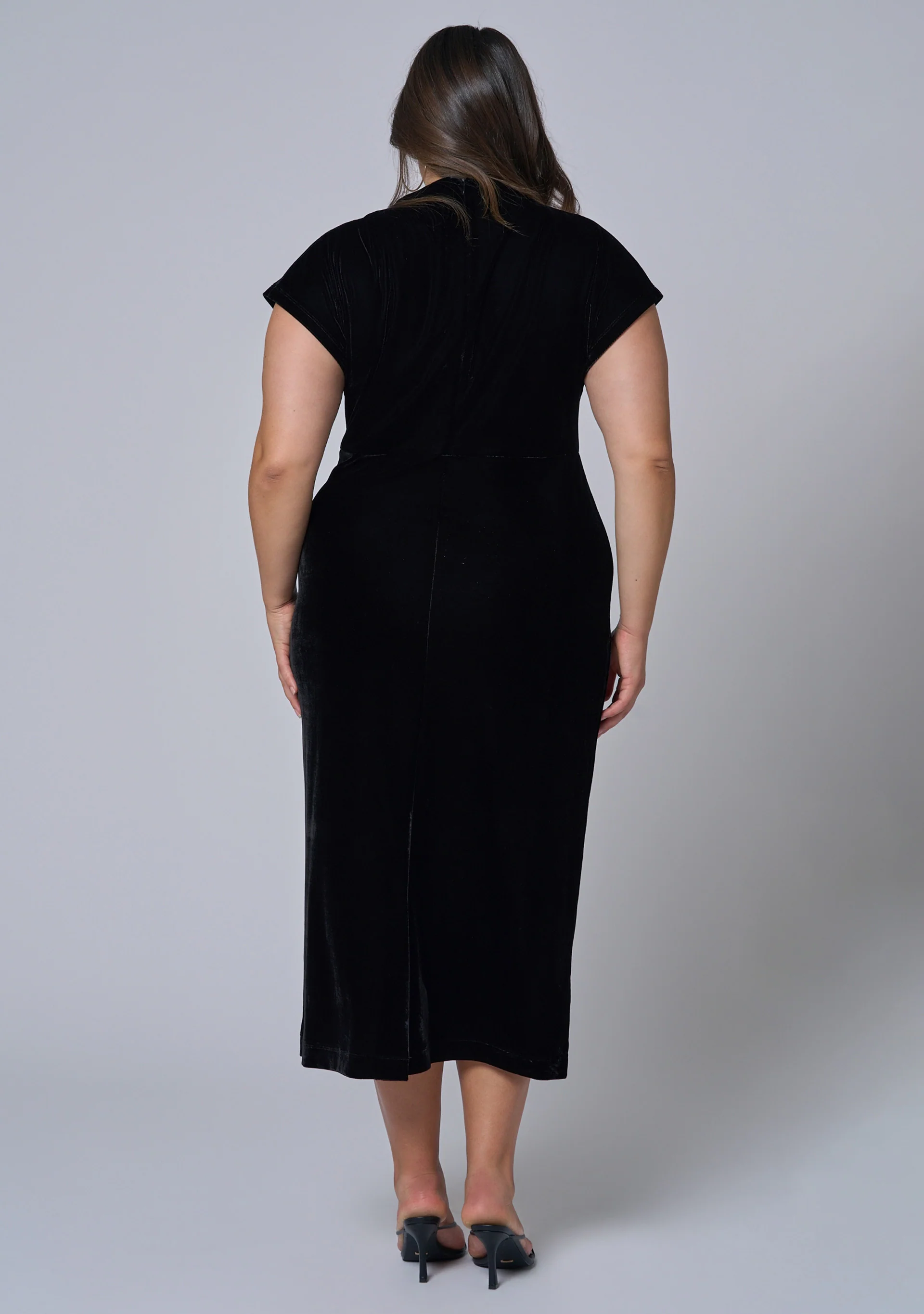 Mayday Velvet Midi Dress - Image 6