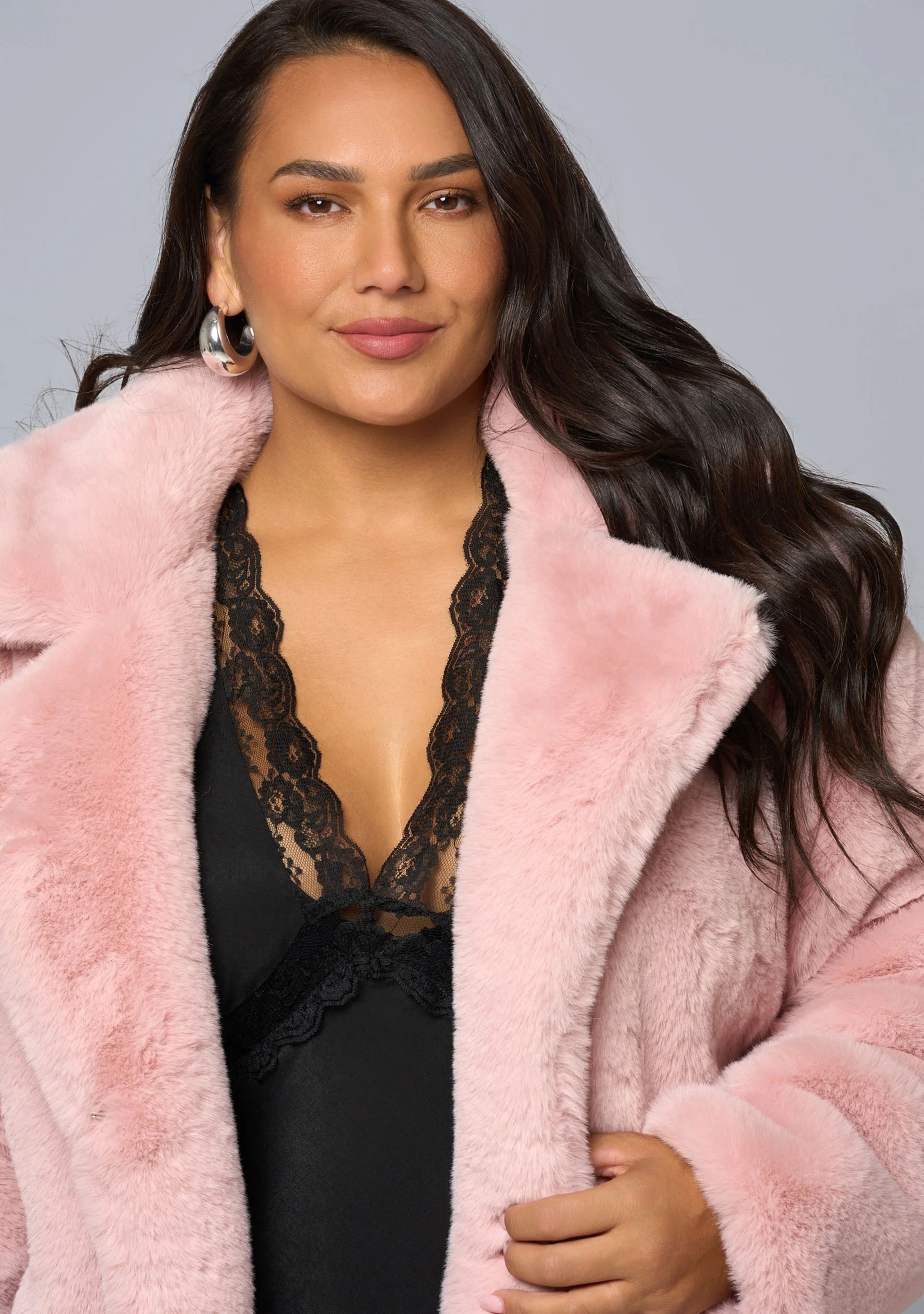 Midnight Aura Fur Jacket - Image 6
