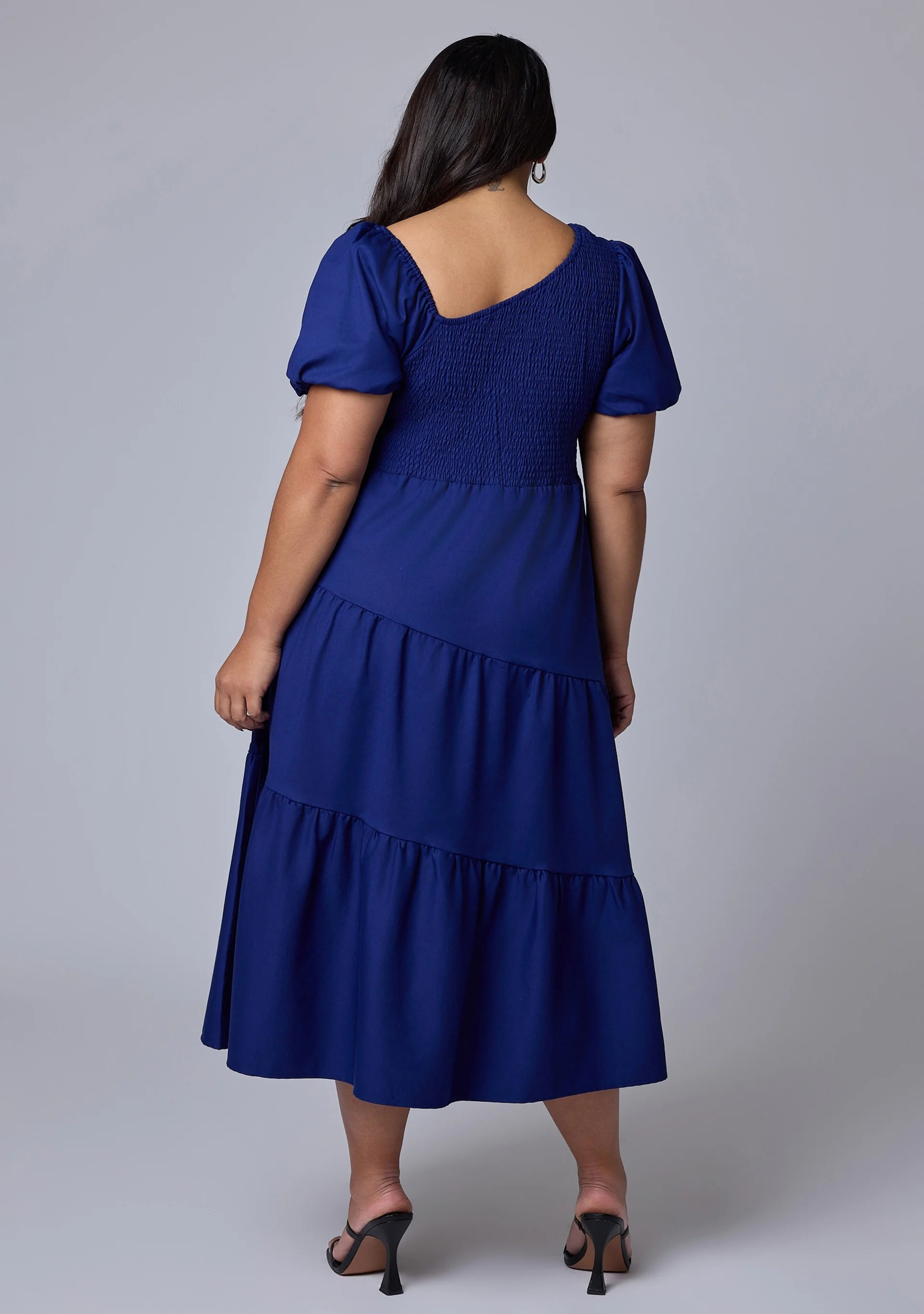 Miley Asymmetric Midi Dress - Image 5
