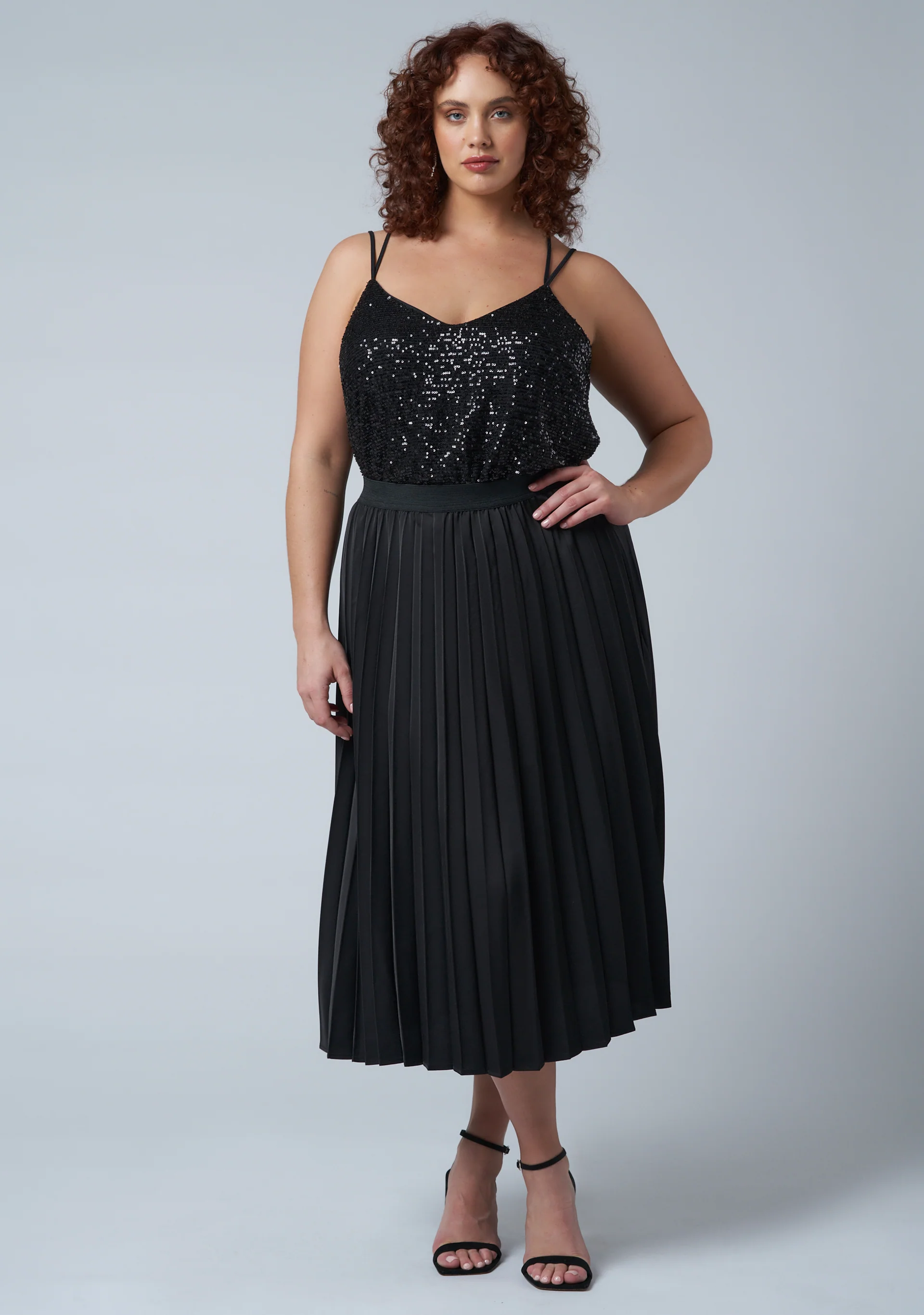 My Best Pleated Satin Skirt - Image 6