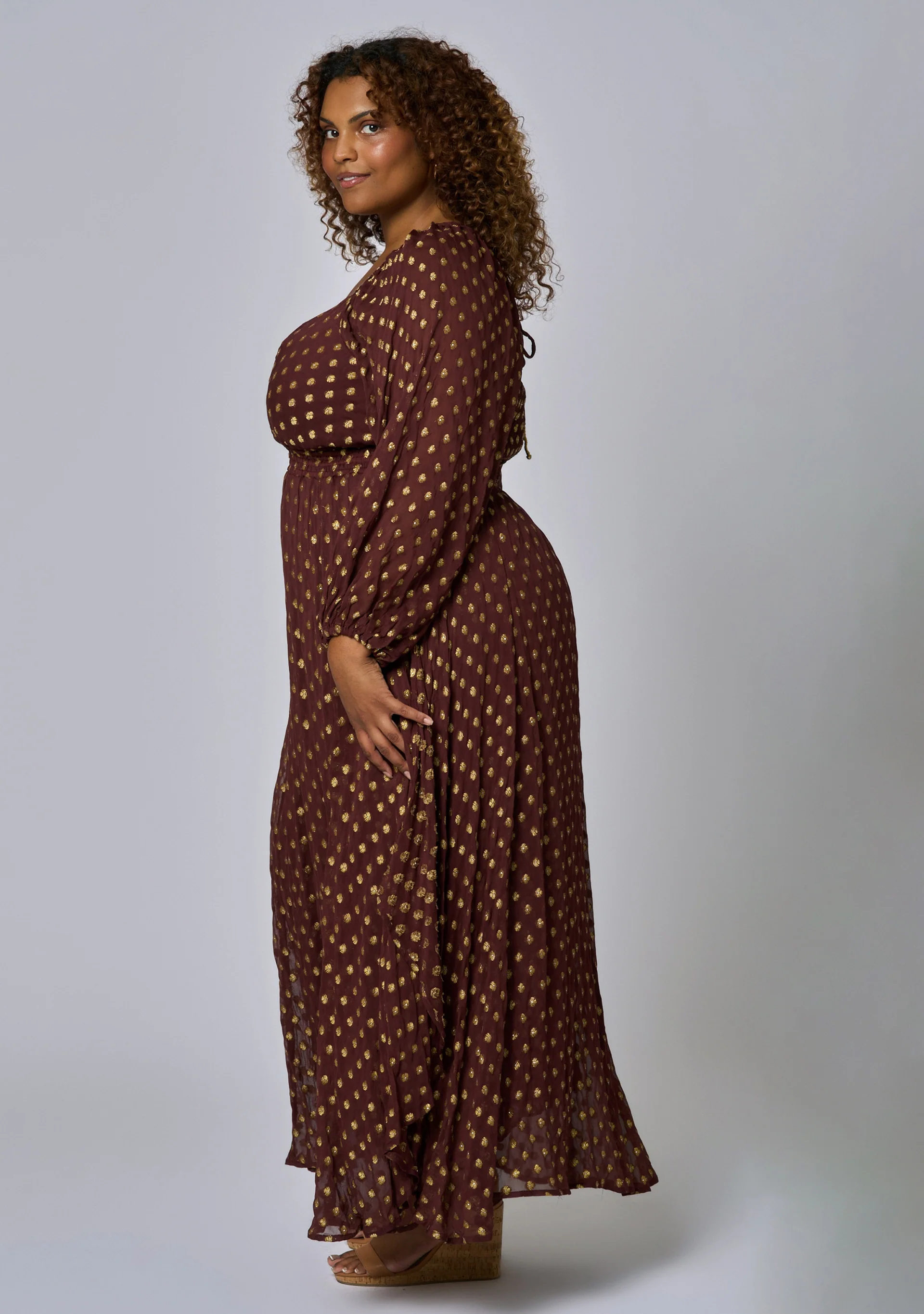 Mystic Moonlight Maxi Dress - Image 5
