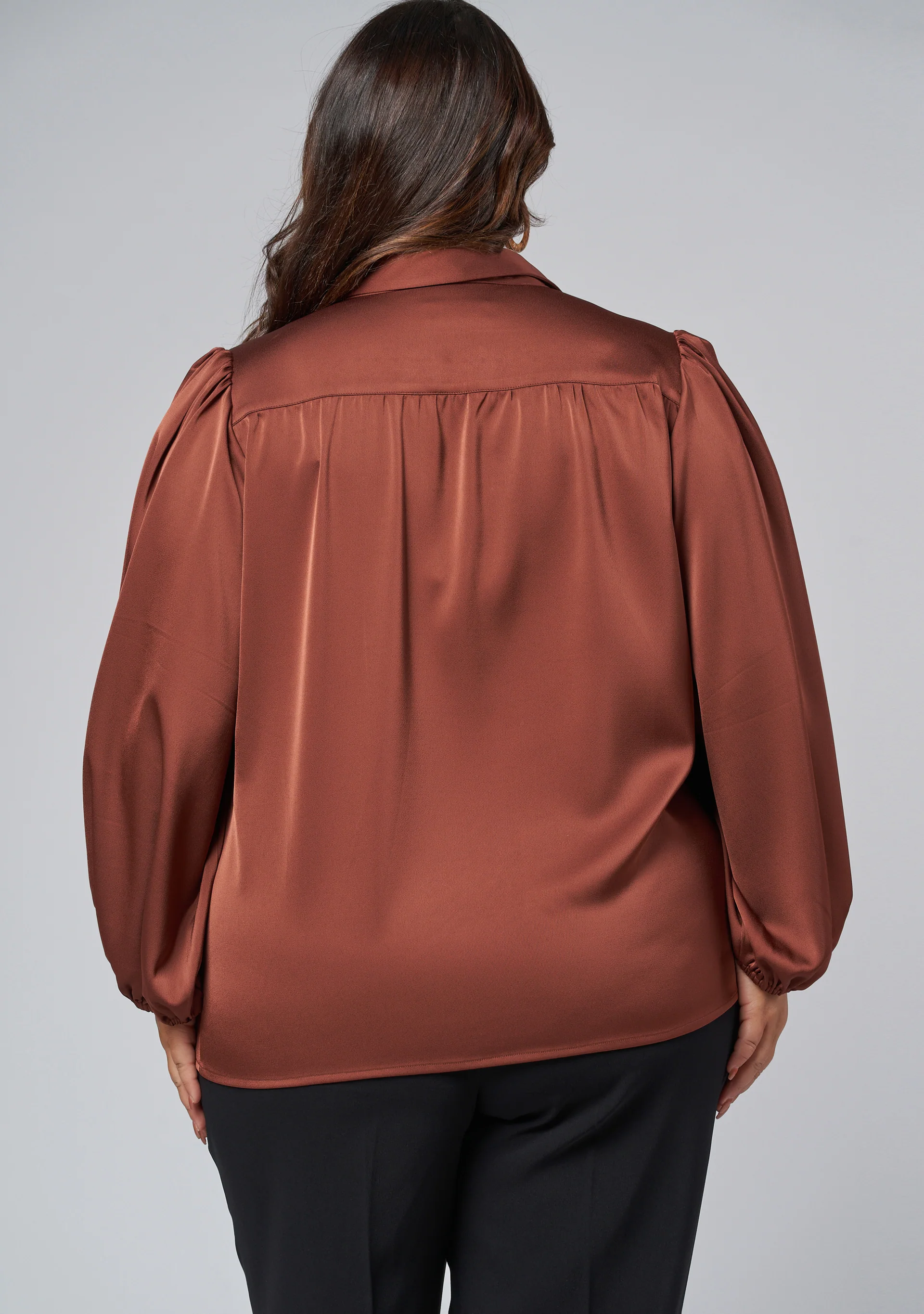 Nina Satin Shirt - Image 5