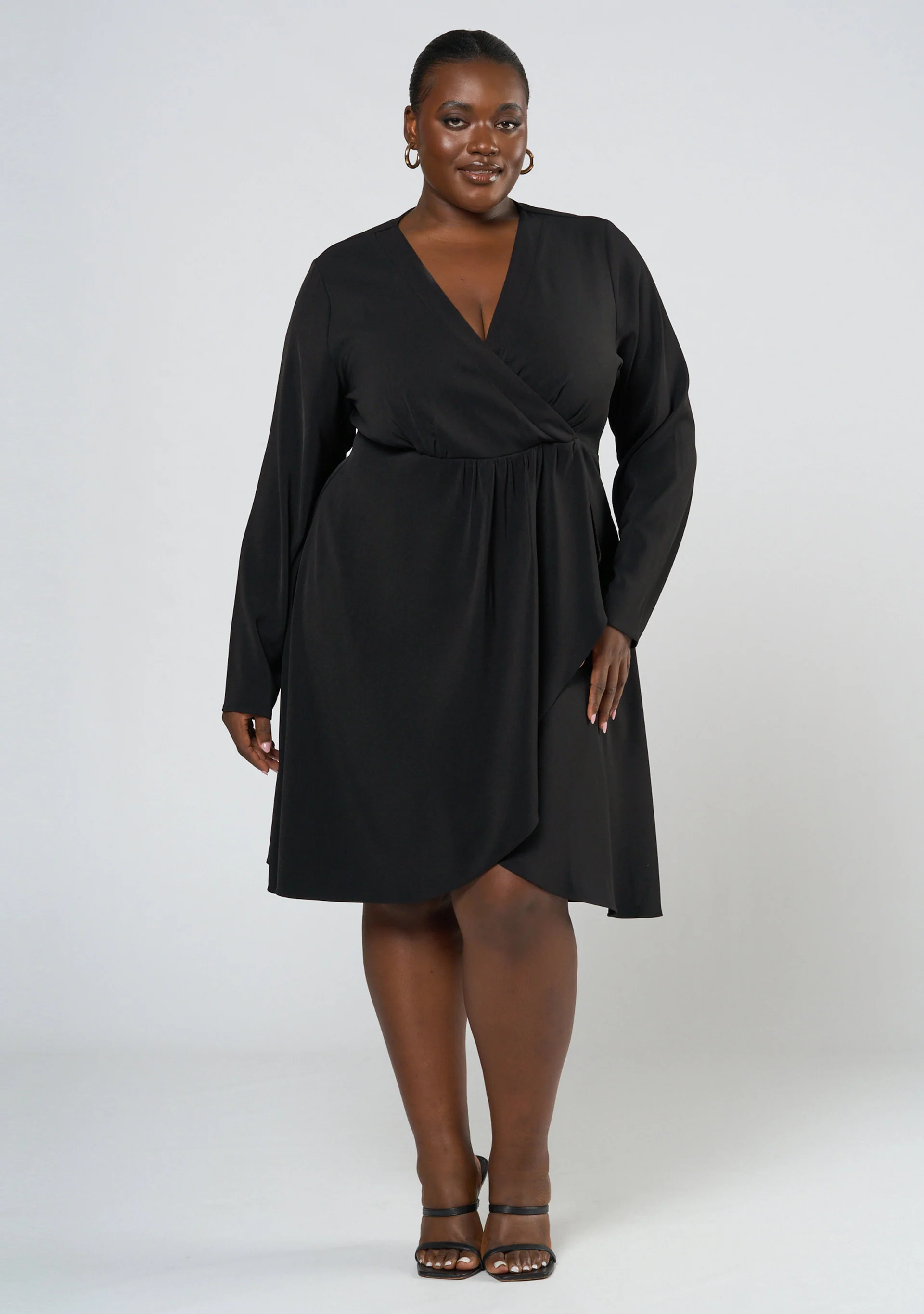 Olea Drape Mini Dress - Image 4